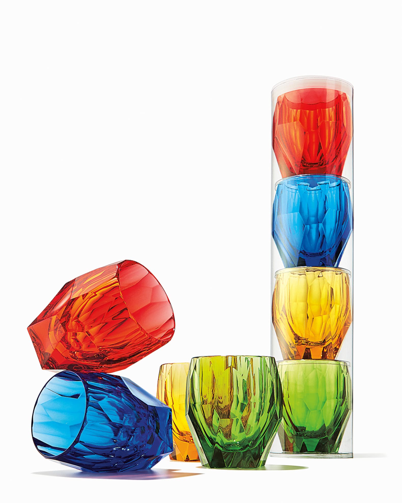 Rainbow Milly Glasses, Set of 4 1
