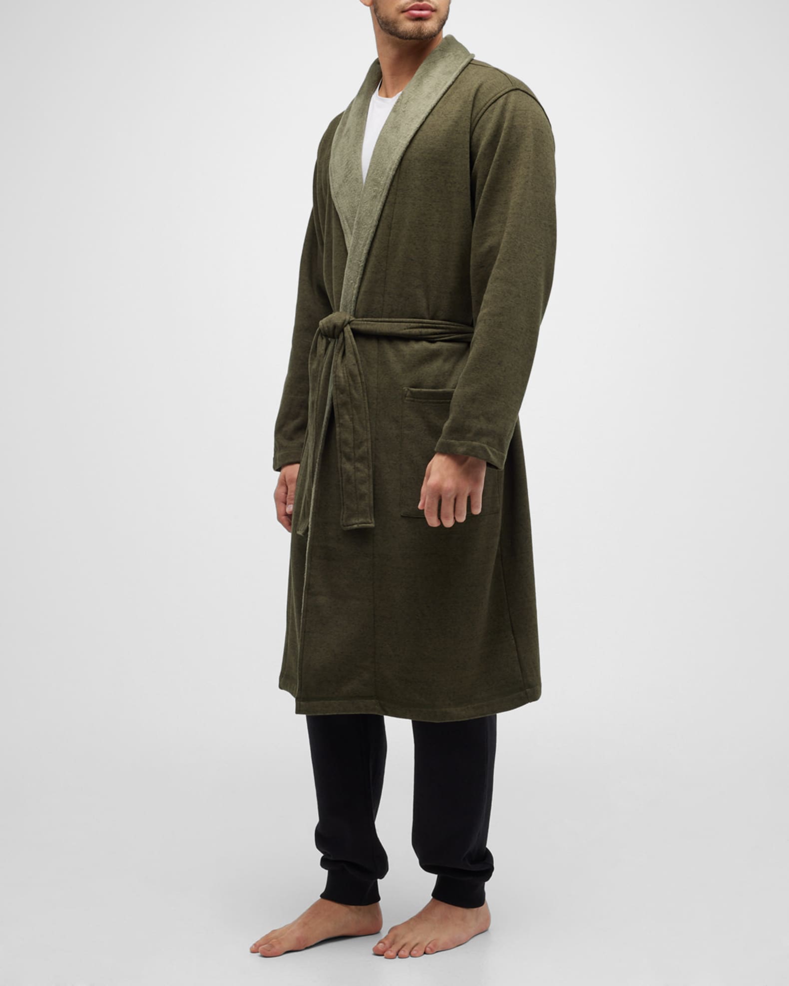 UGG Men's Robinson TwoTone Robe Neiman Marcus