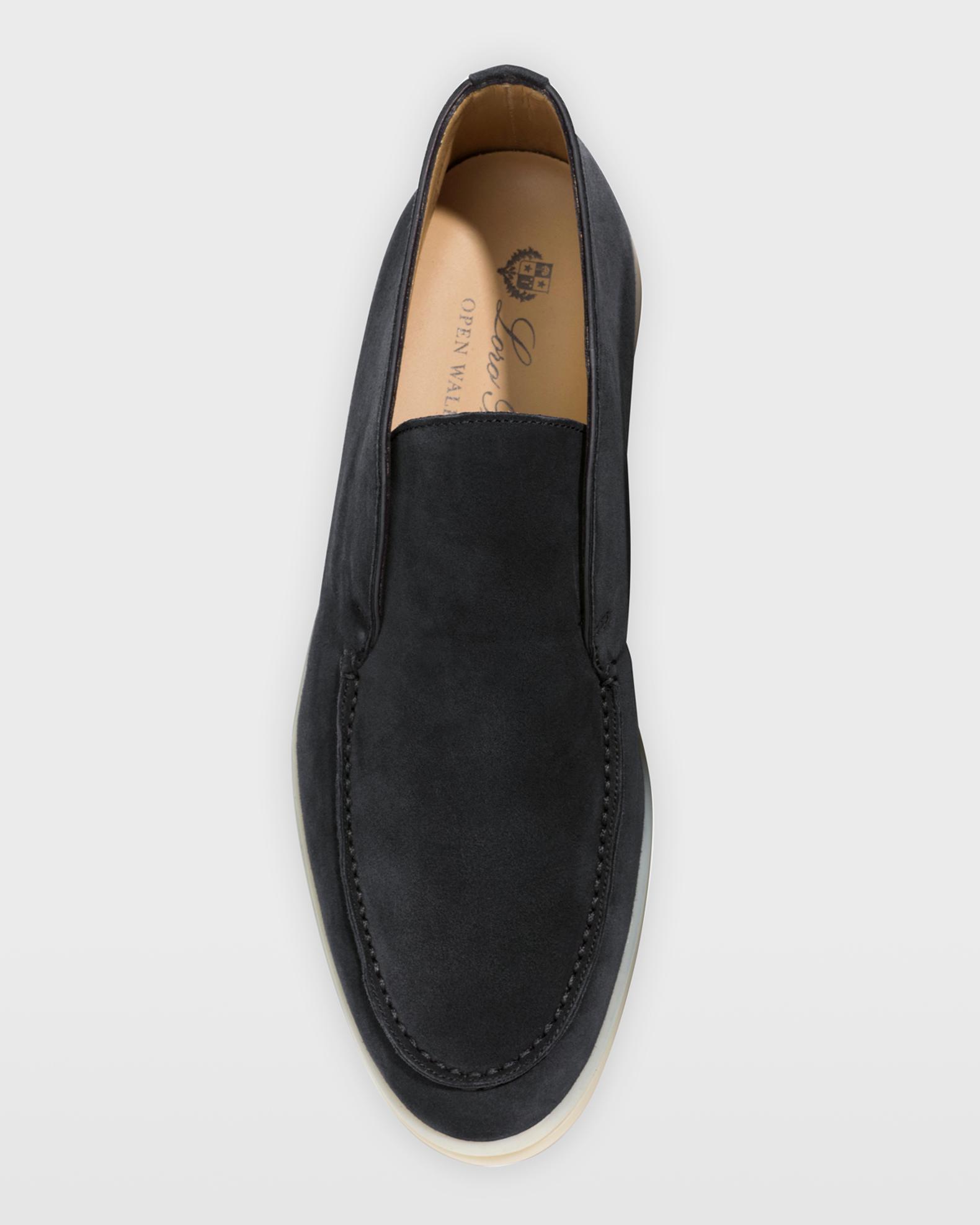 Loro Piana Open Walk Suede Booties | Neiman Marcus