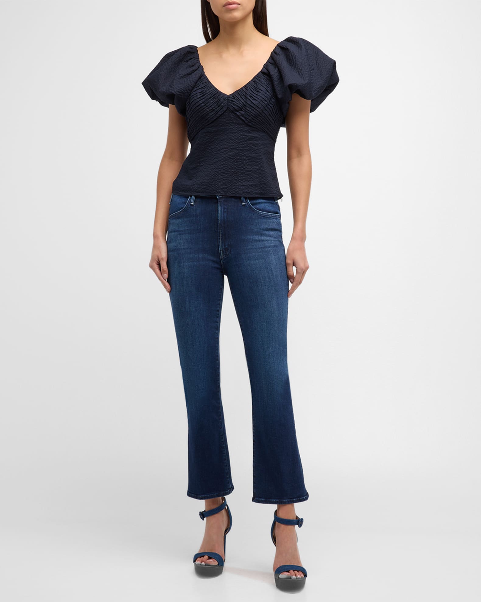 MOTHER The Hustler Ankle Jeans | Neiman Marcus