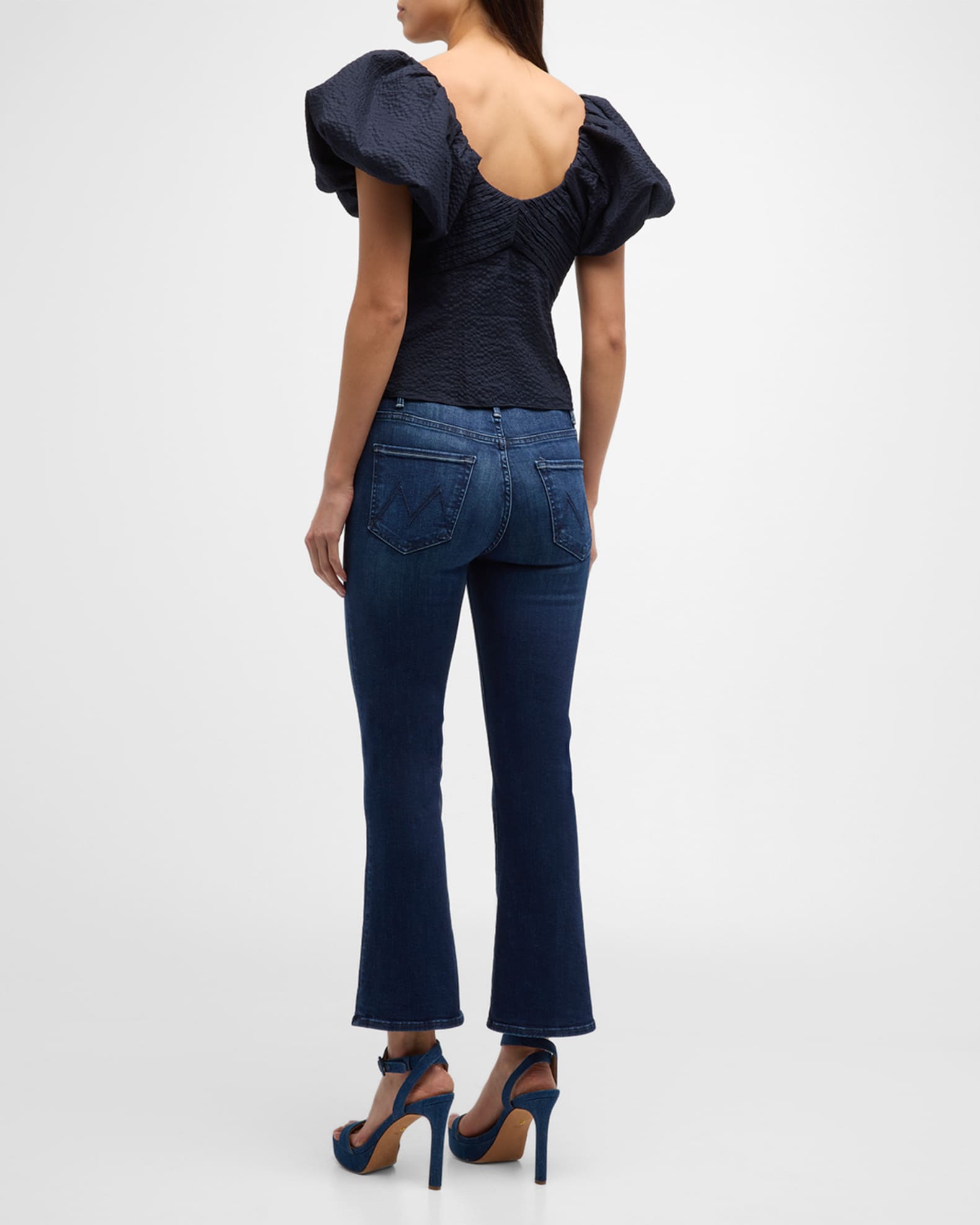 デニム・ジーパン MOTHER The Hustler Ankle jeans PETITES THE LIL HUSTLER ANKLE FRAY HEALING JAR | MOTHER DENIM