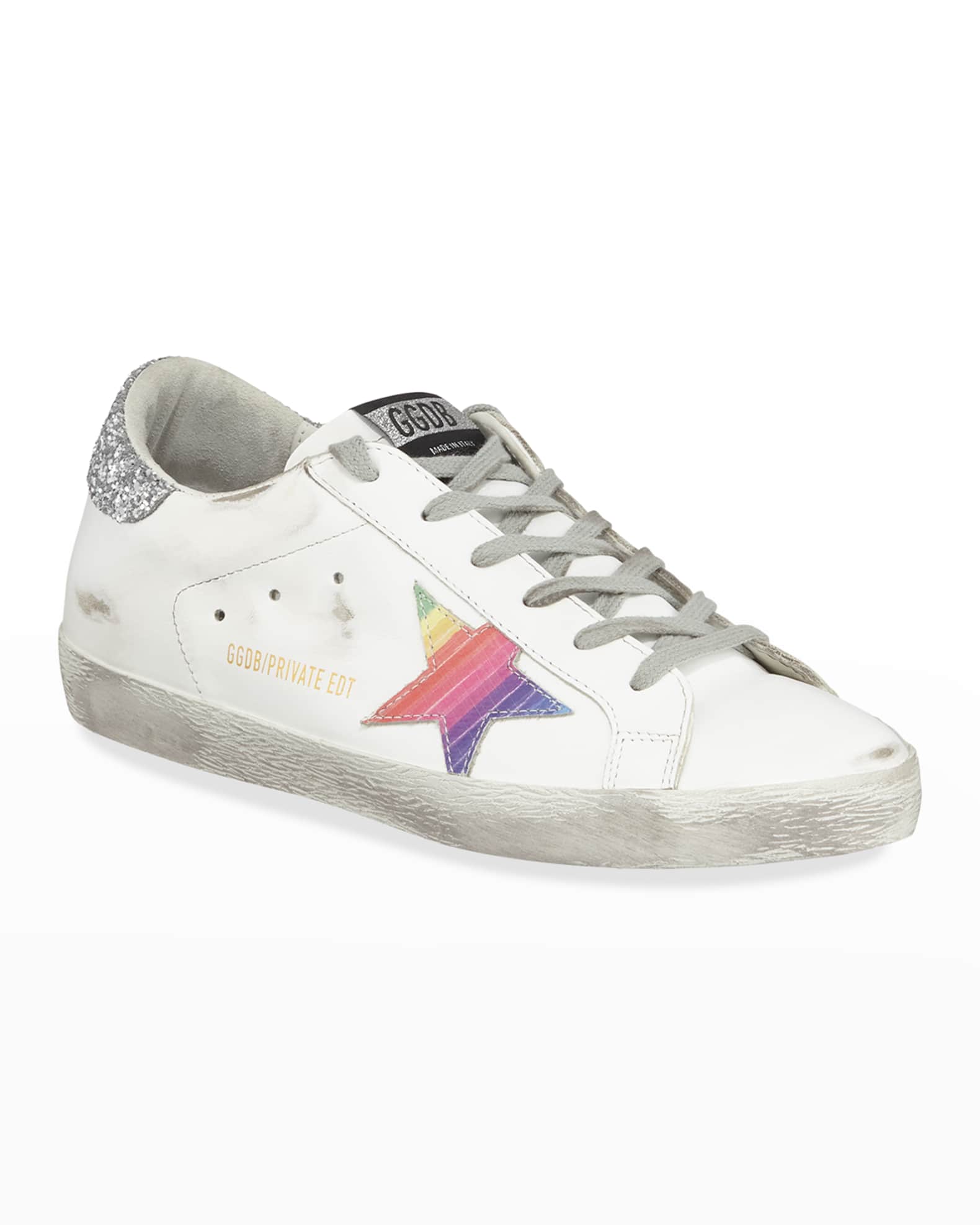 Golden goose rainbow laces clearance