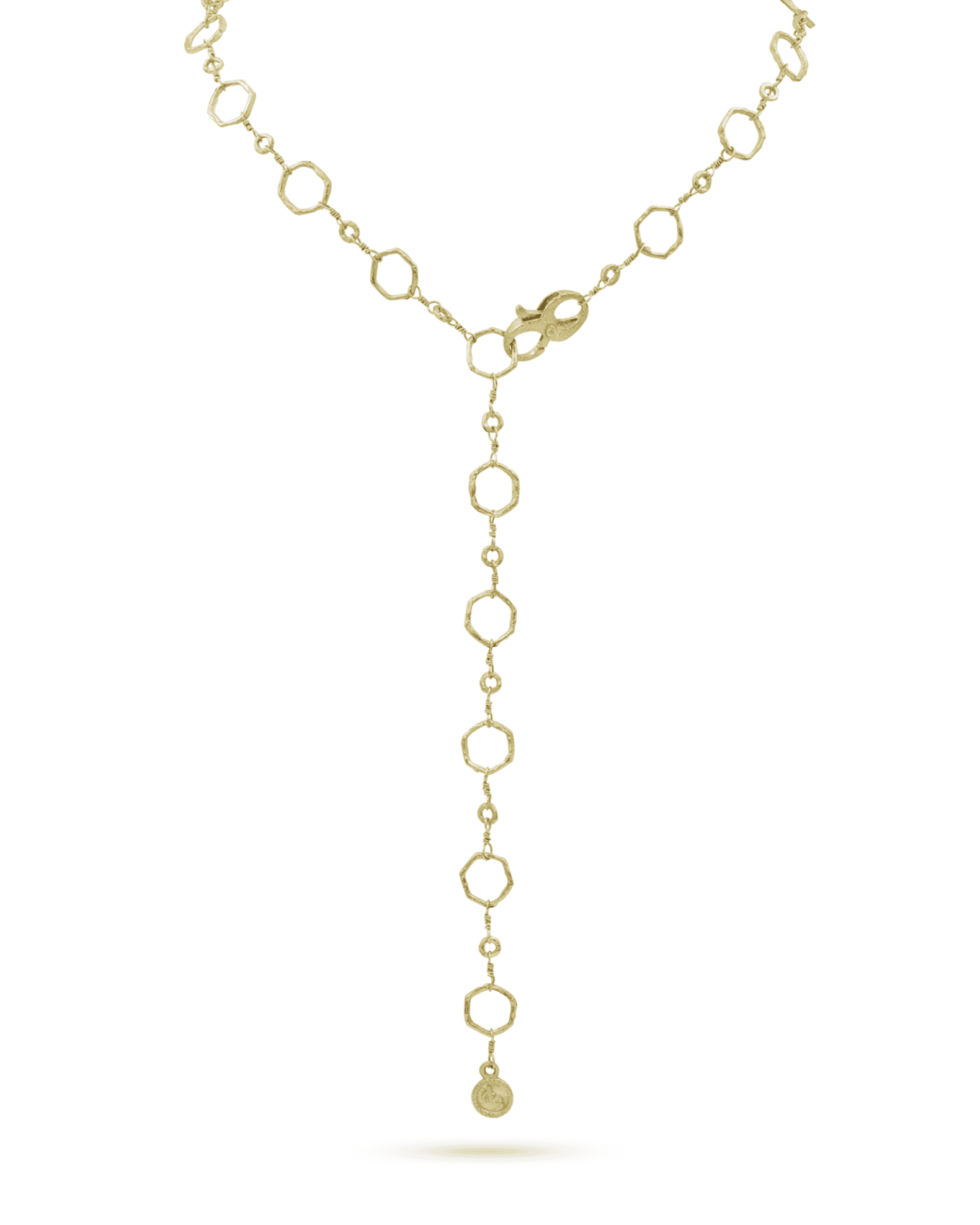 Dominique Cohen 18k Gold Hexagonal Chain Necklace | Neiman Marcus