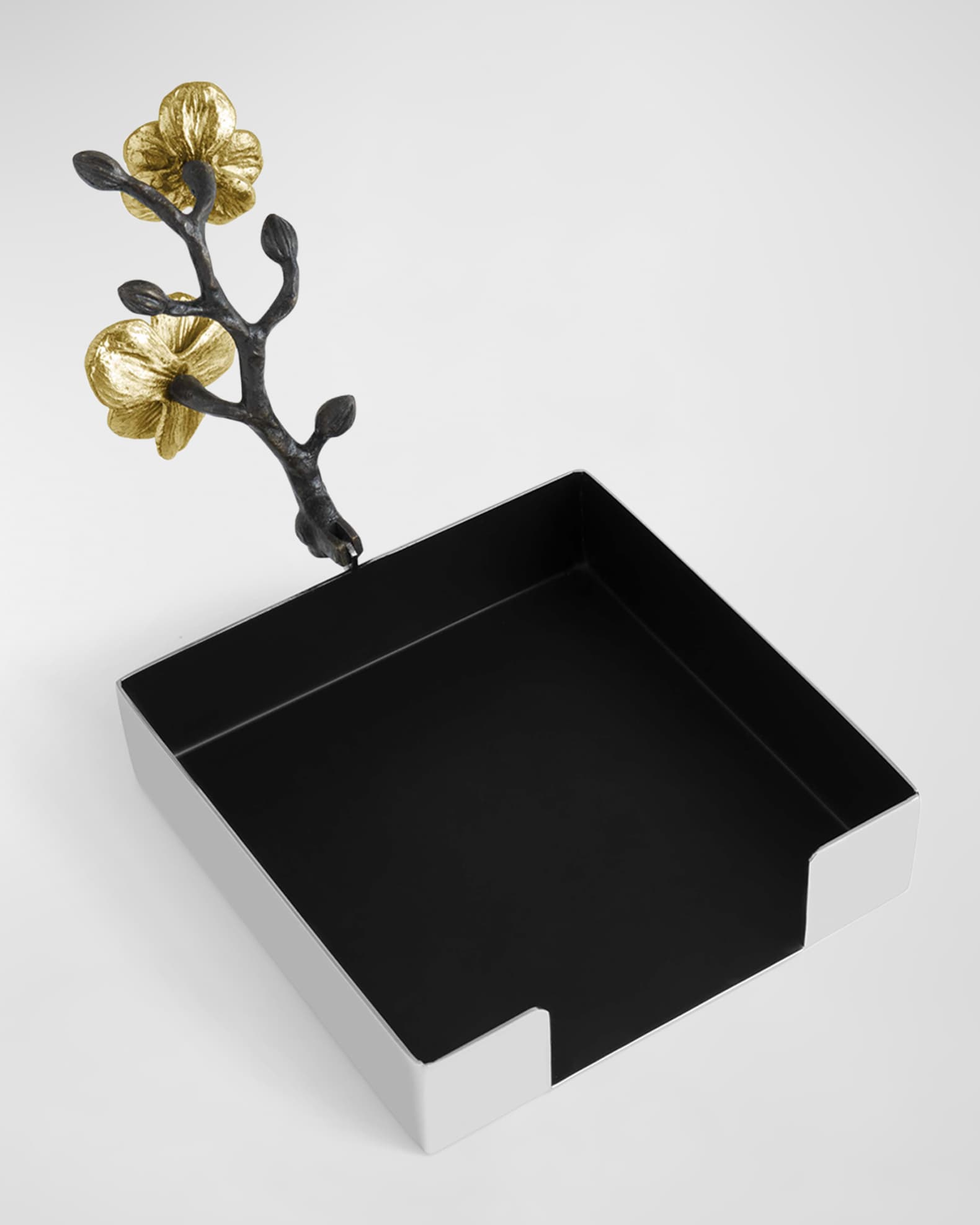 Michael Aram Gold Orchid Cocktail Napkin Holder Neiman Marcus