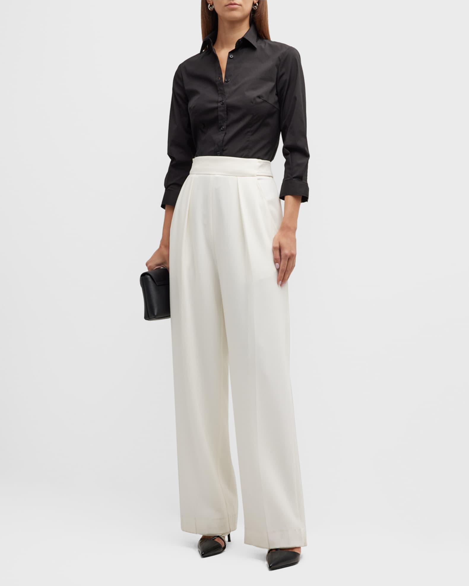 Classic Cotton Button-Front Shirt 1
