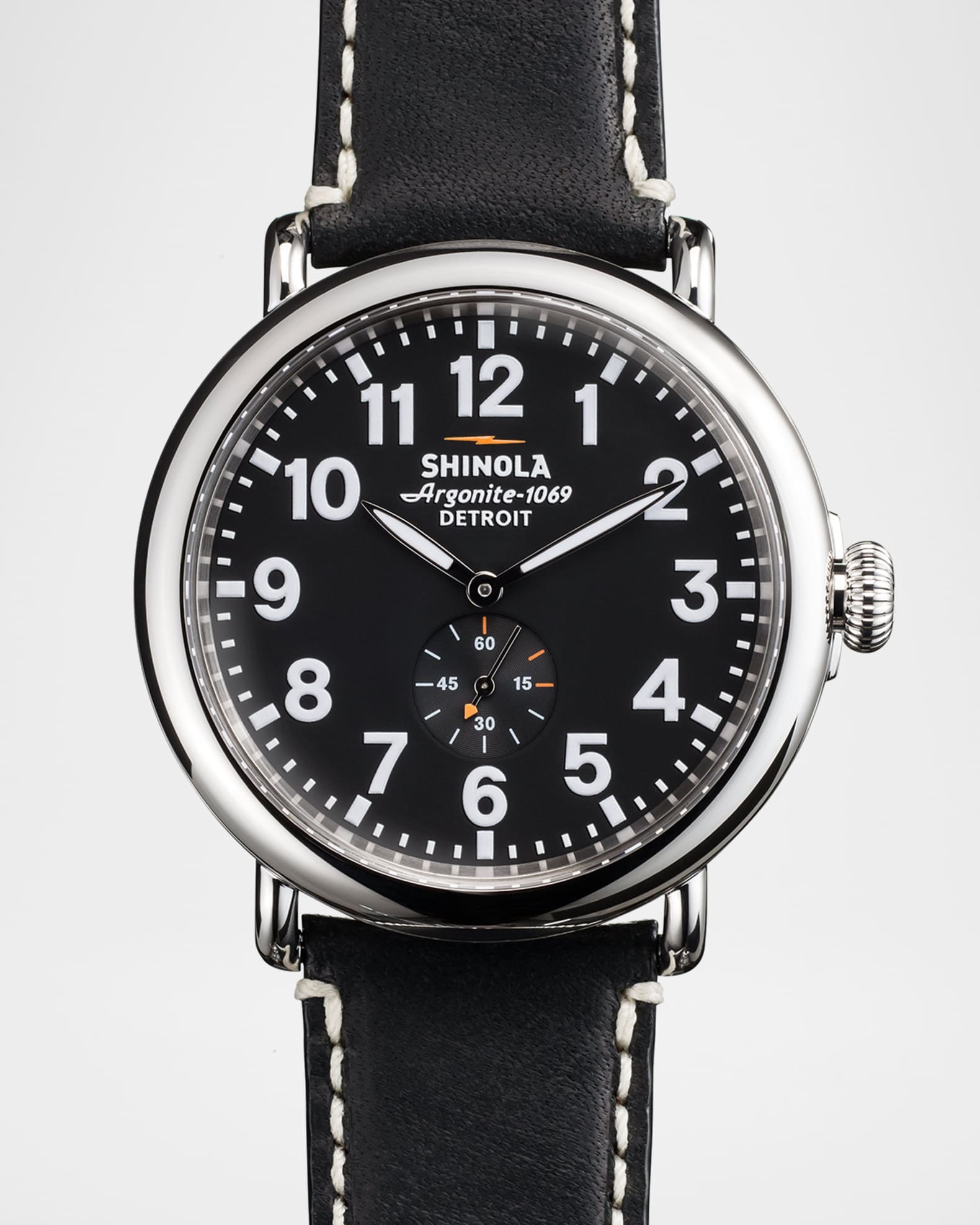 47mm Runwell Men's Watch, Black 0