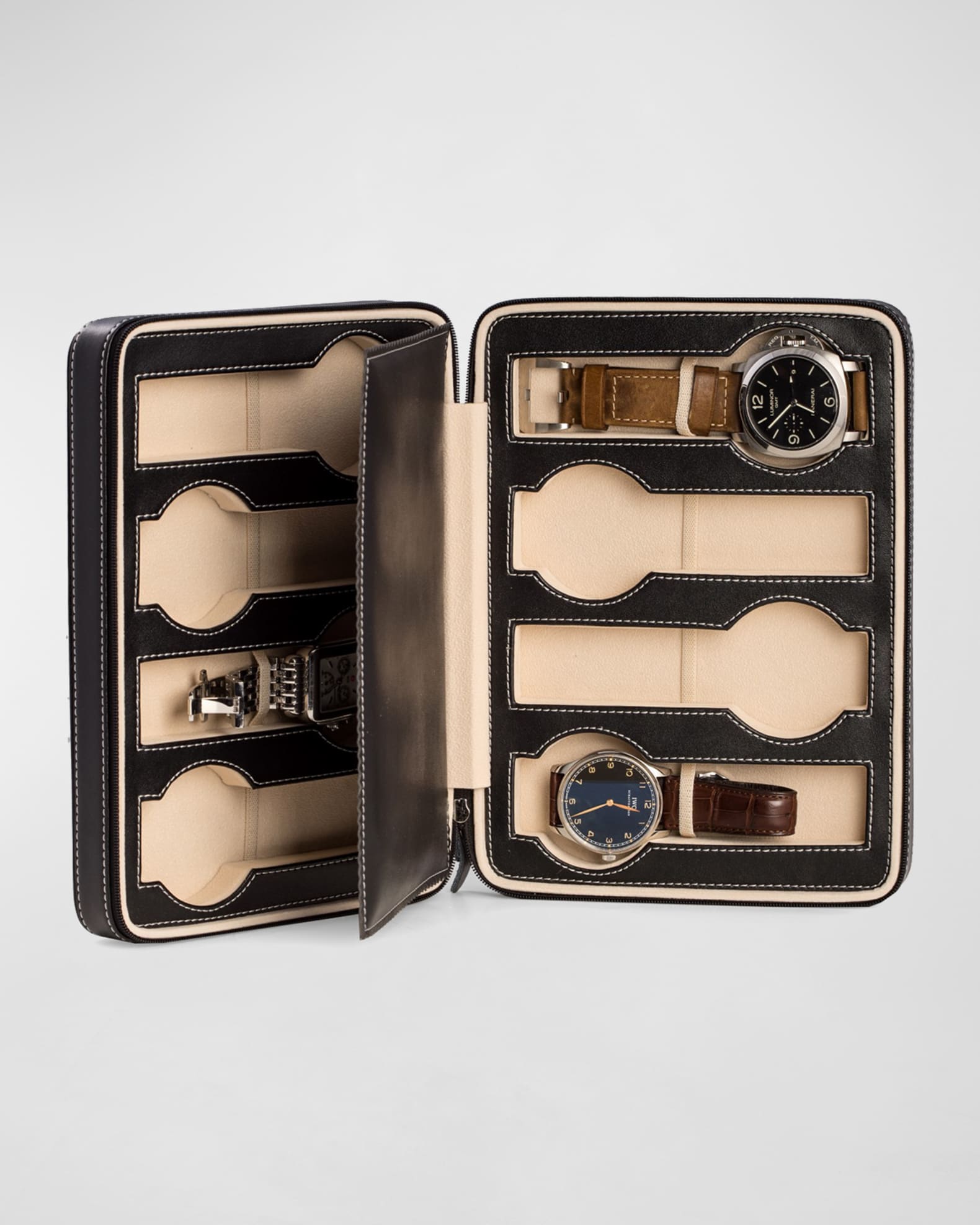 Bey Berk Leather Travel Watch Case 8 Neiman Marcus