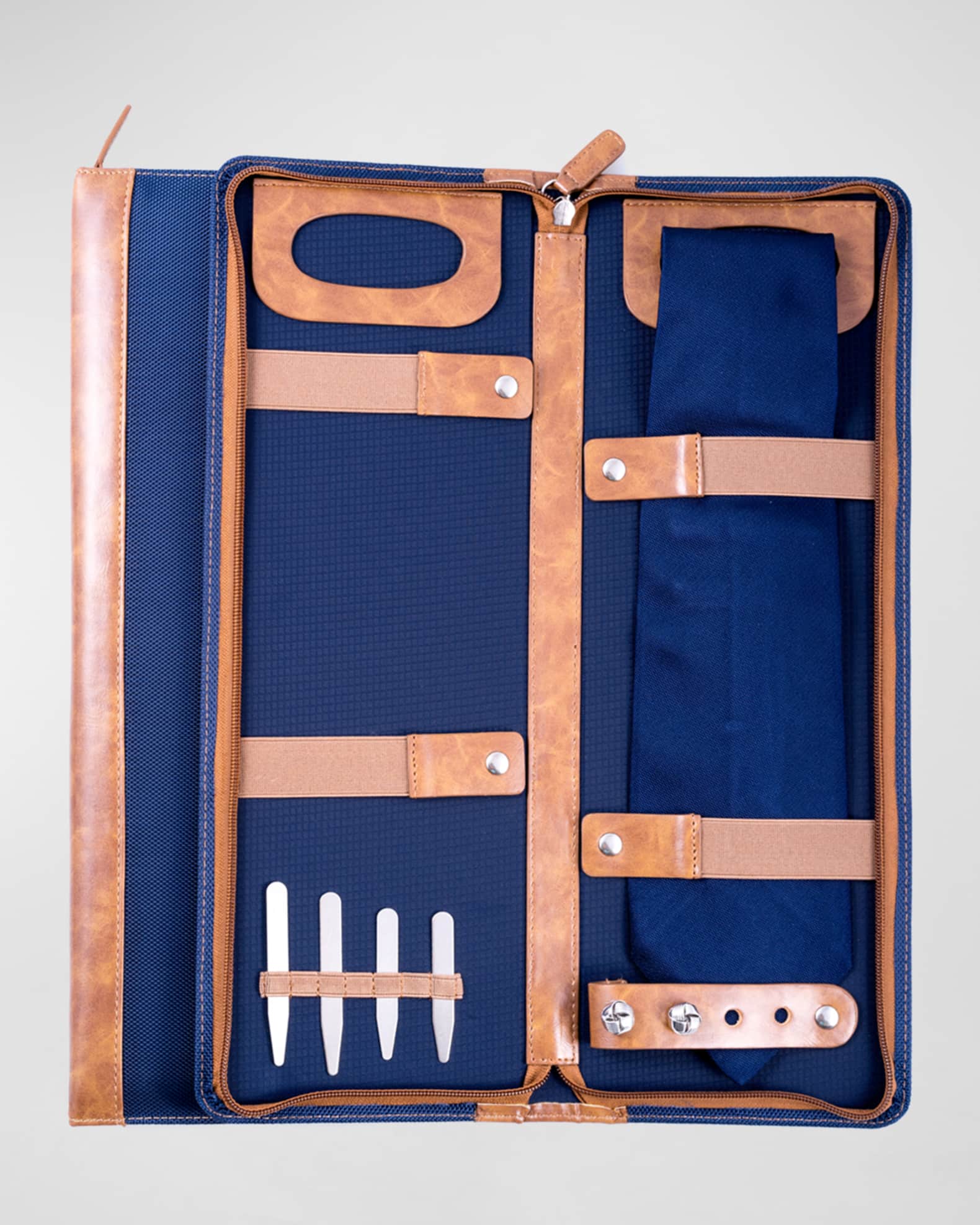 Leather tie travel case clearance