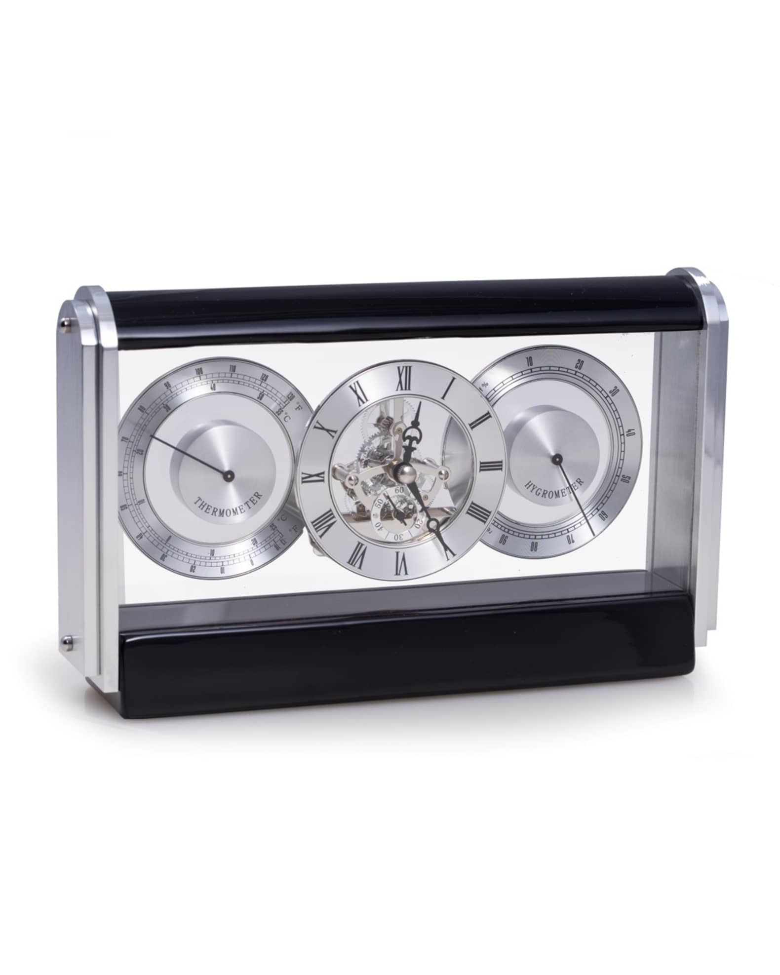 Skeleton Movement Quartz Clock 0