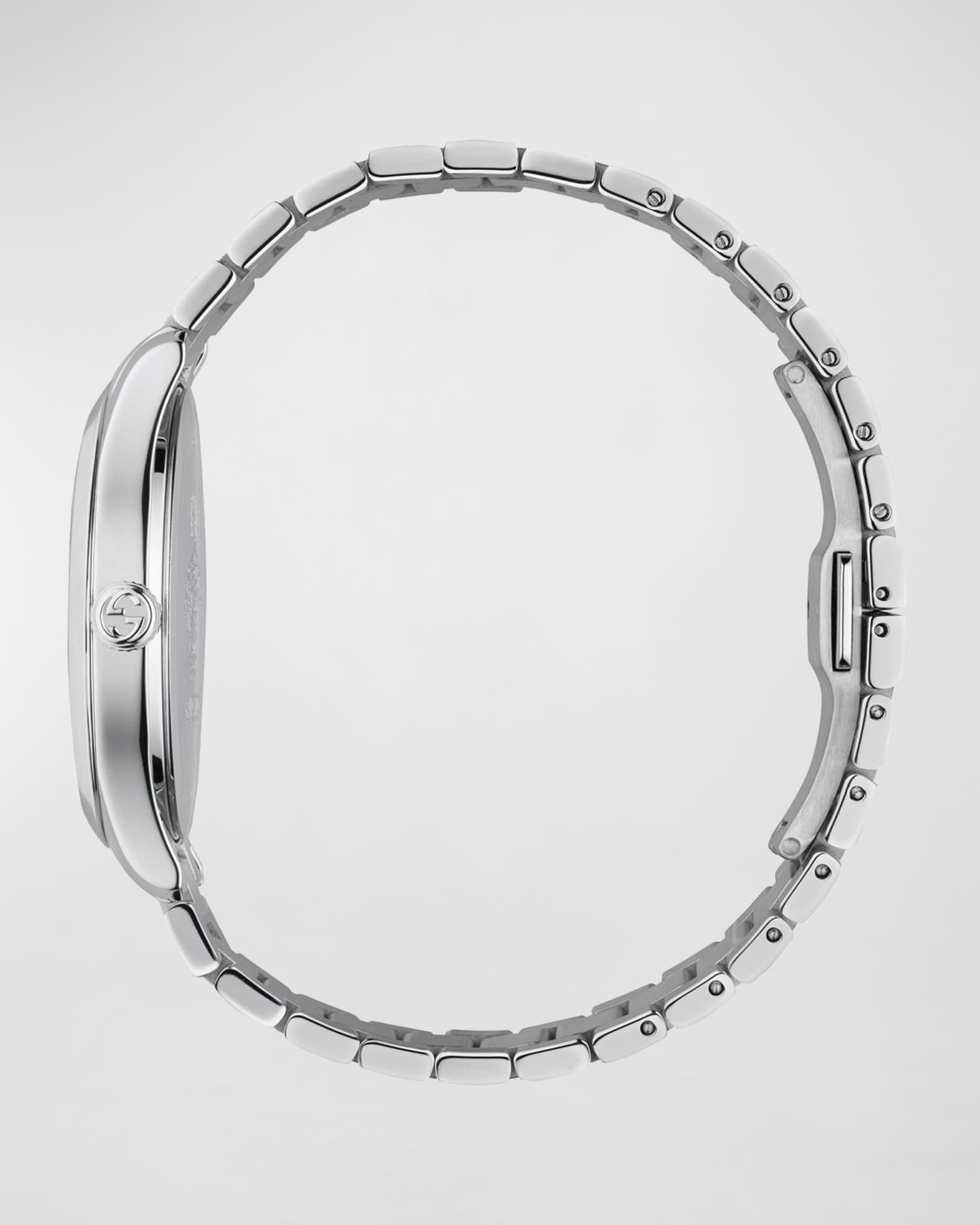 Gucci Men's Snake Stainless Steel Bracelet Watch | Neiman Marcus
