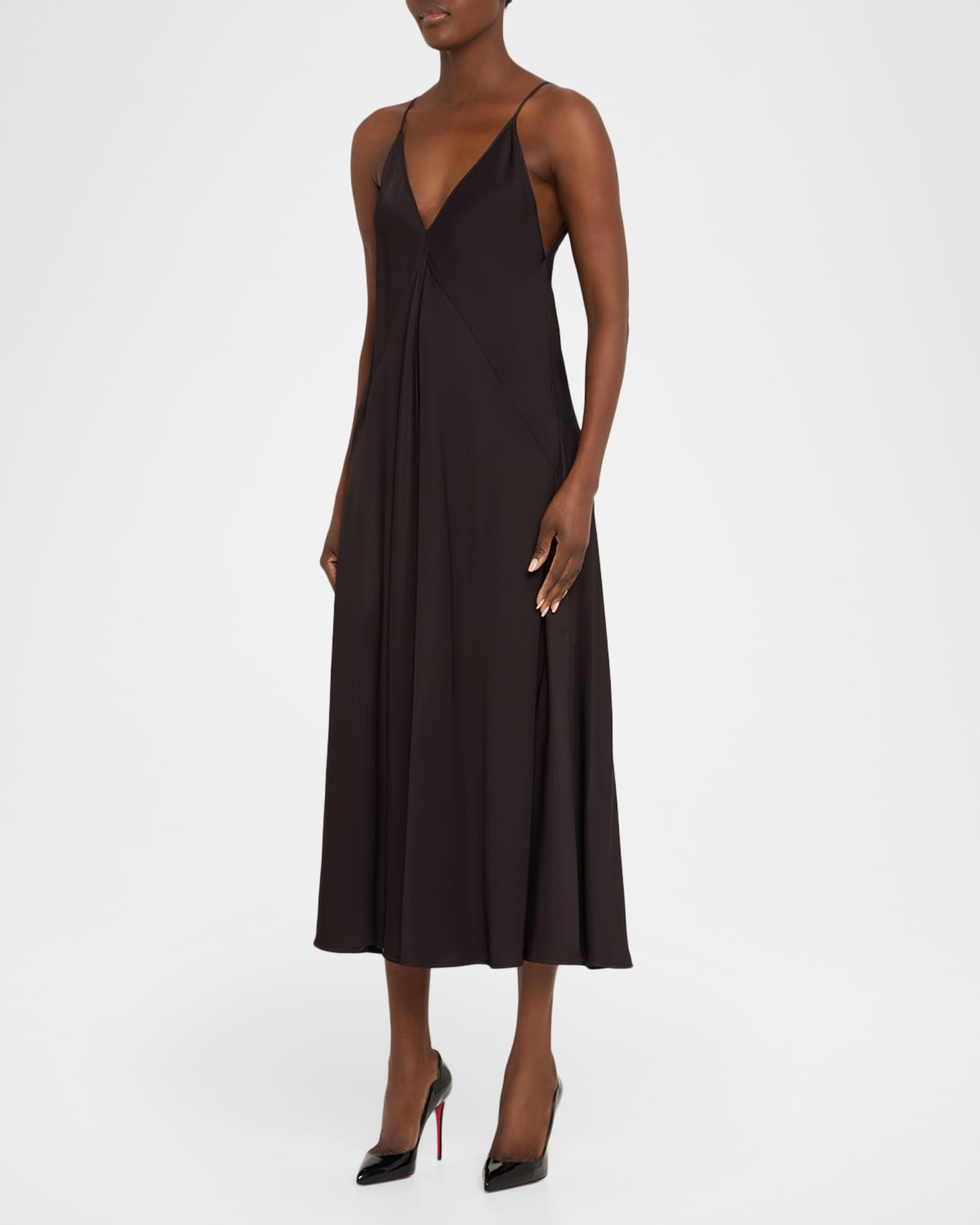 Christian Louboutin 100mm Hot Chick Patent High-Heel Pumps