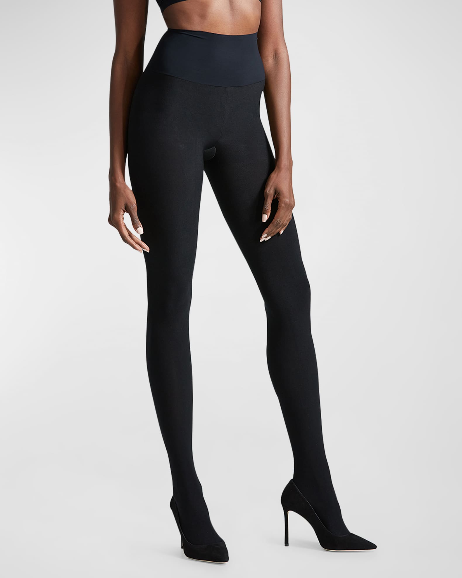 Ultimate Opaque Matte Tights, Black 1