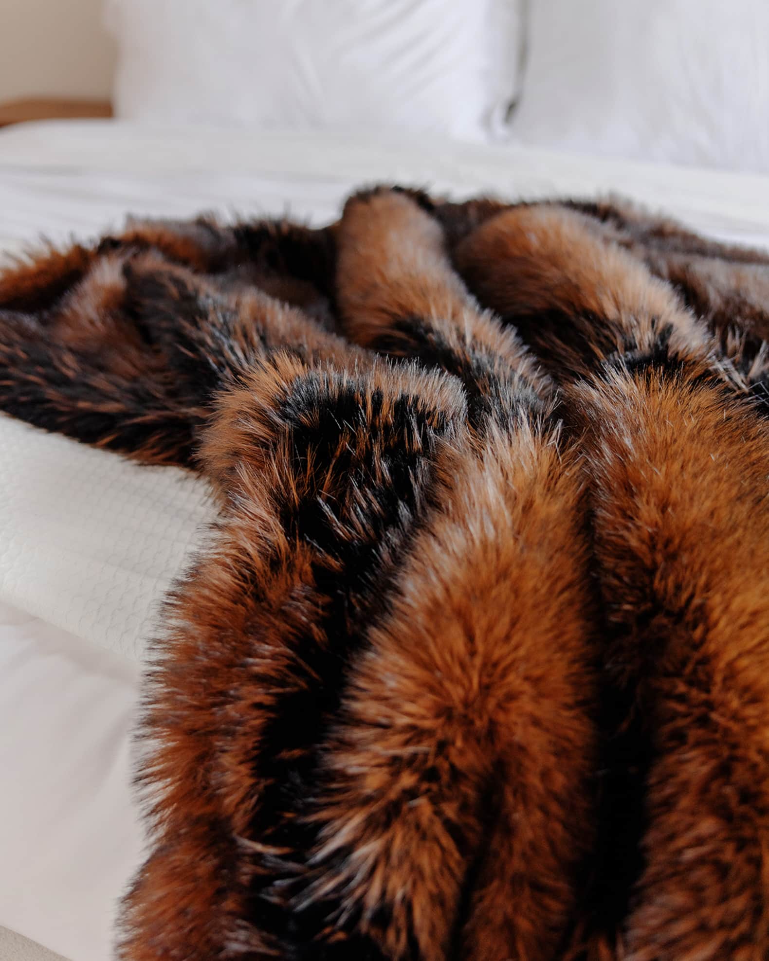 Fabulous Furs Limited Edition Faux-Fur Throw Neiman Marcus