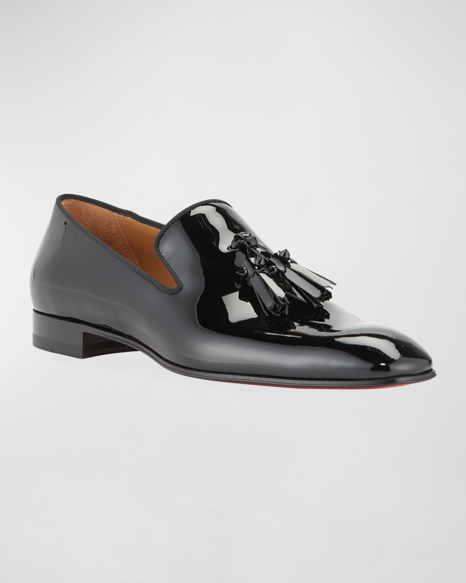 Men's Dandelion Patent Leather Tassel Loafers