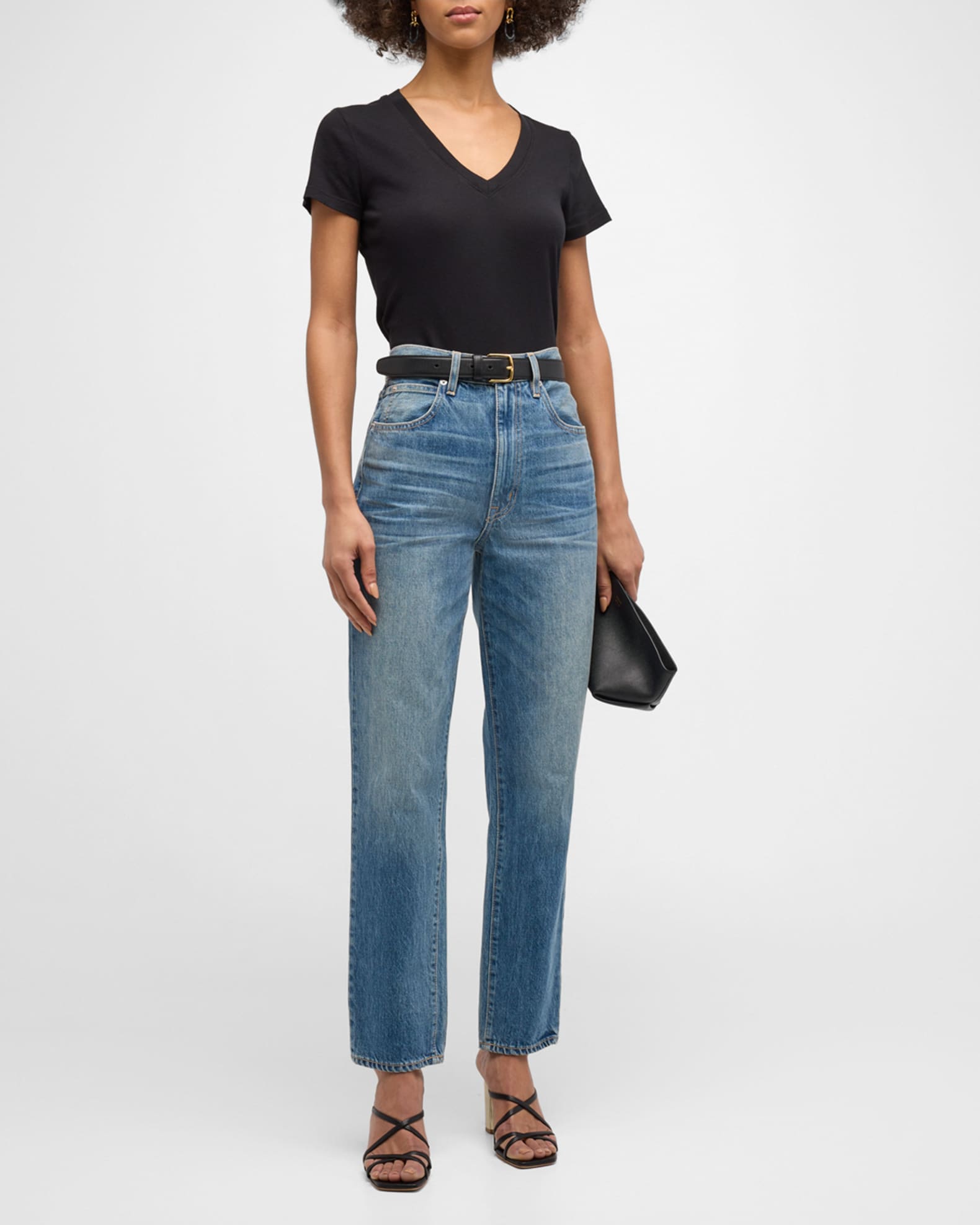 Becca V-Neck Short-Sleeve Tee 1