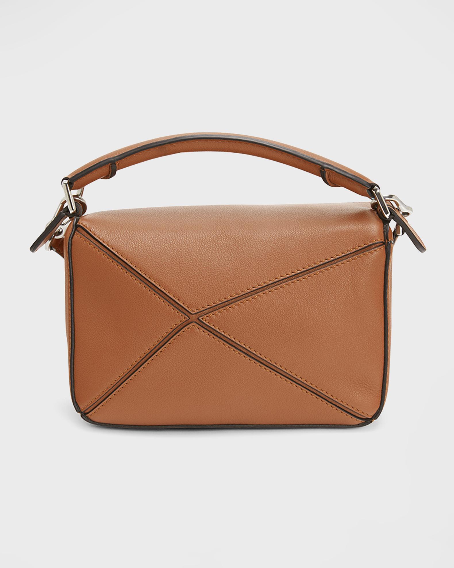 LOEWE Puzzle Mini Top-Handle Bag in Leather | Neiman Marcus