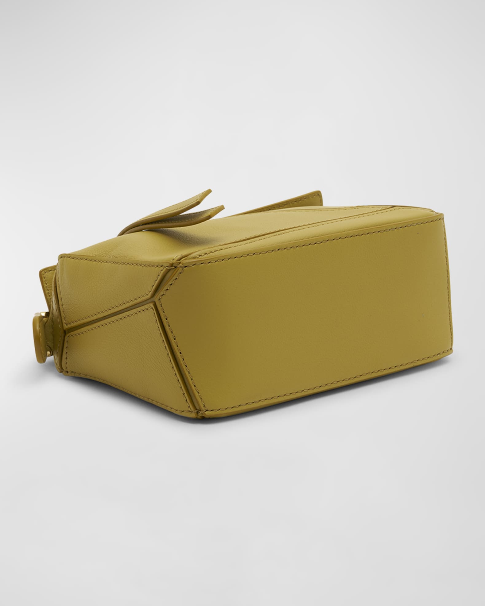 Mini Puzzle bag in classic calfskin Bright Ochre - LOEWE
