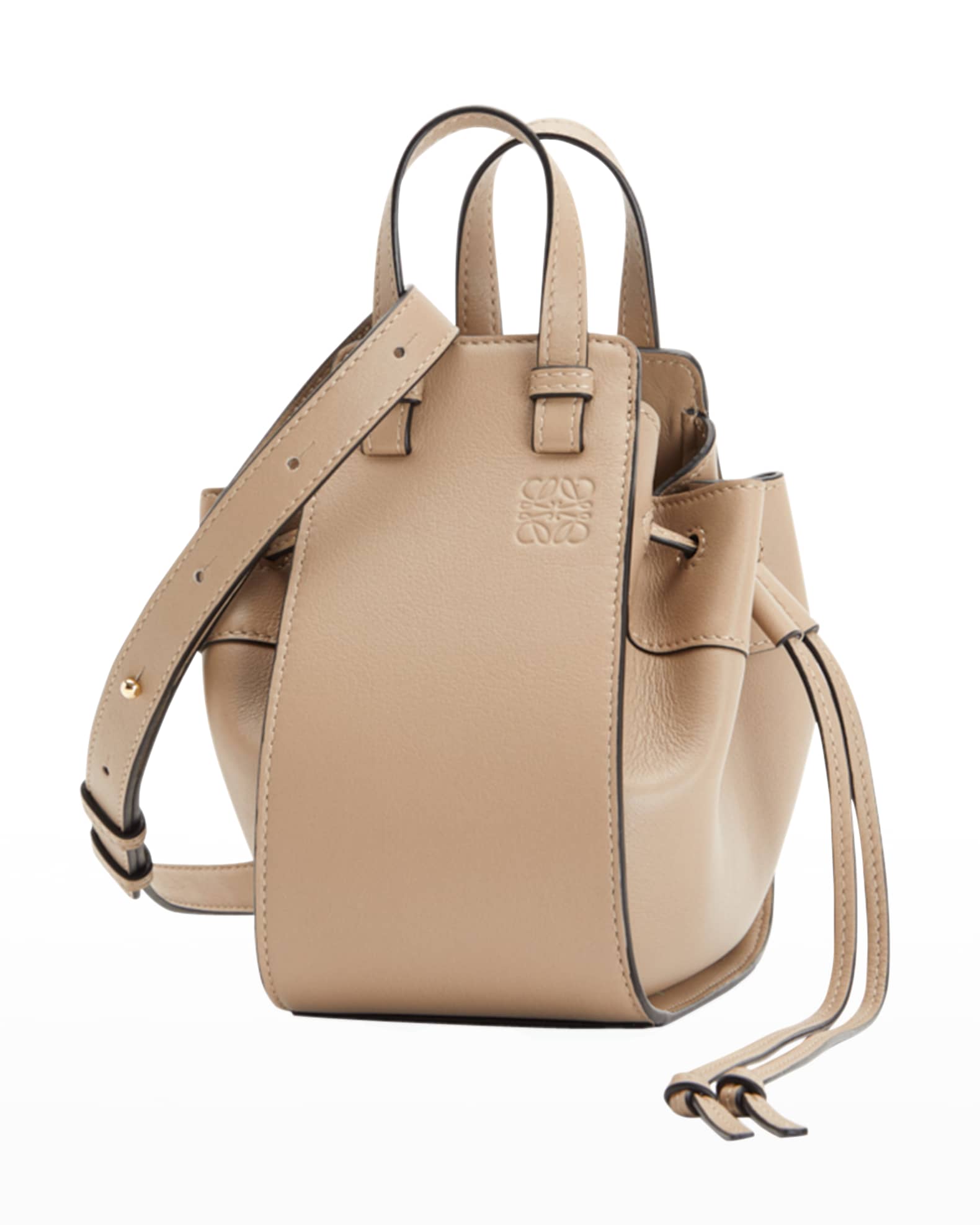 Loewe Hammock Mini Classic Shoulder Bag, Tan Neiman Marcus