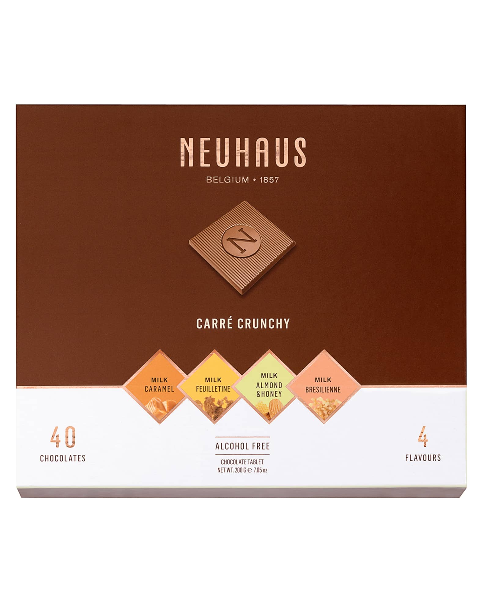 Neuhaus Chocolate 40Piece Crunchy Milk Chocolate Box Neiman Marcus