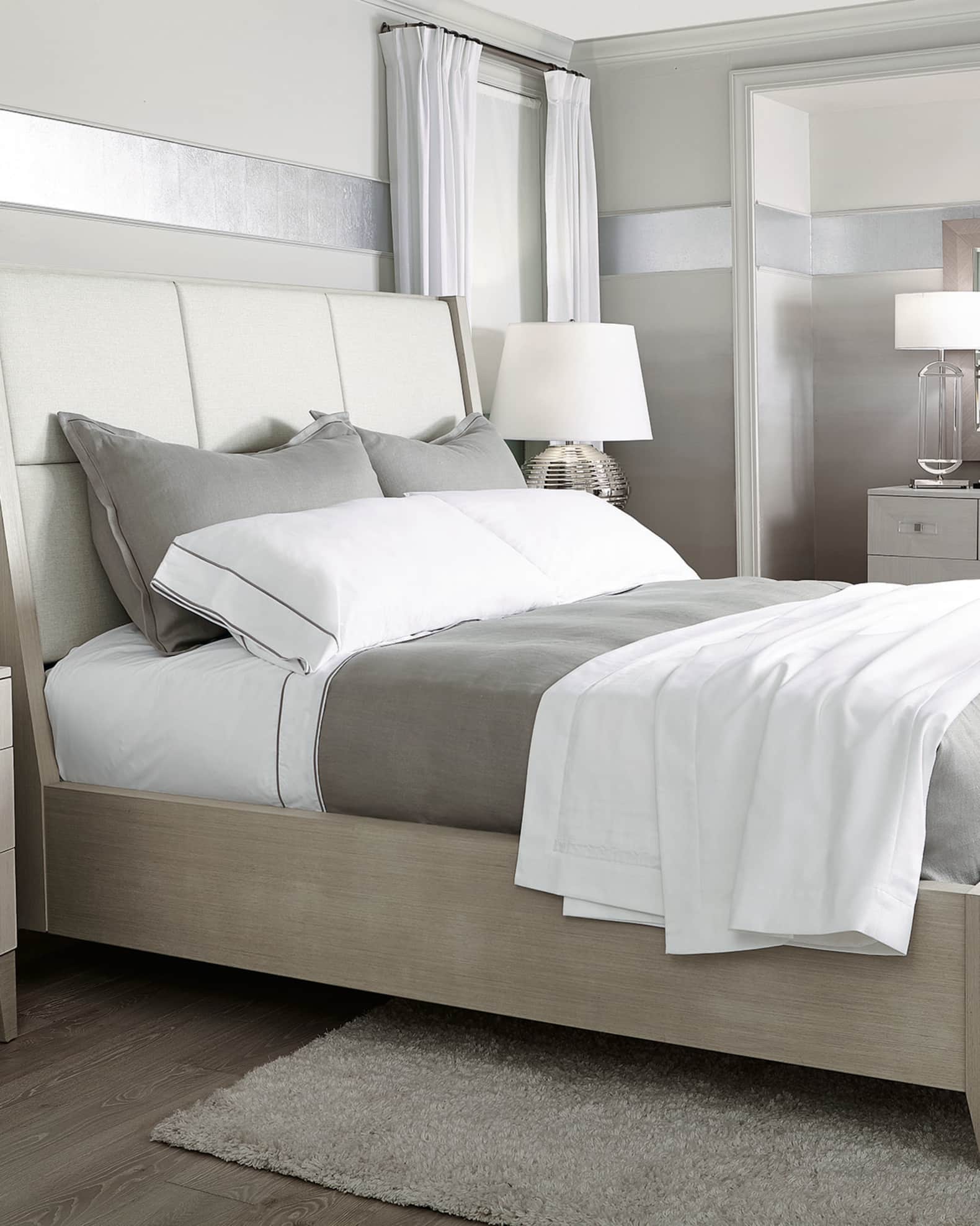 Bernhardt Axiom Quilted Panel Queen Bed Neiman Marcus