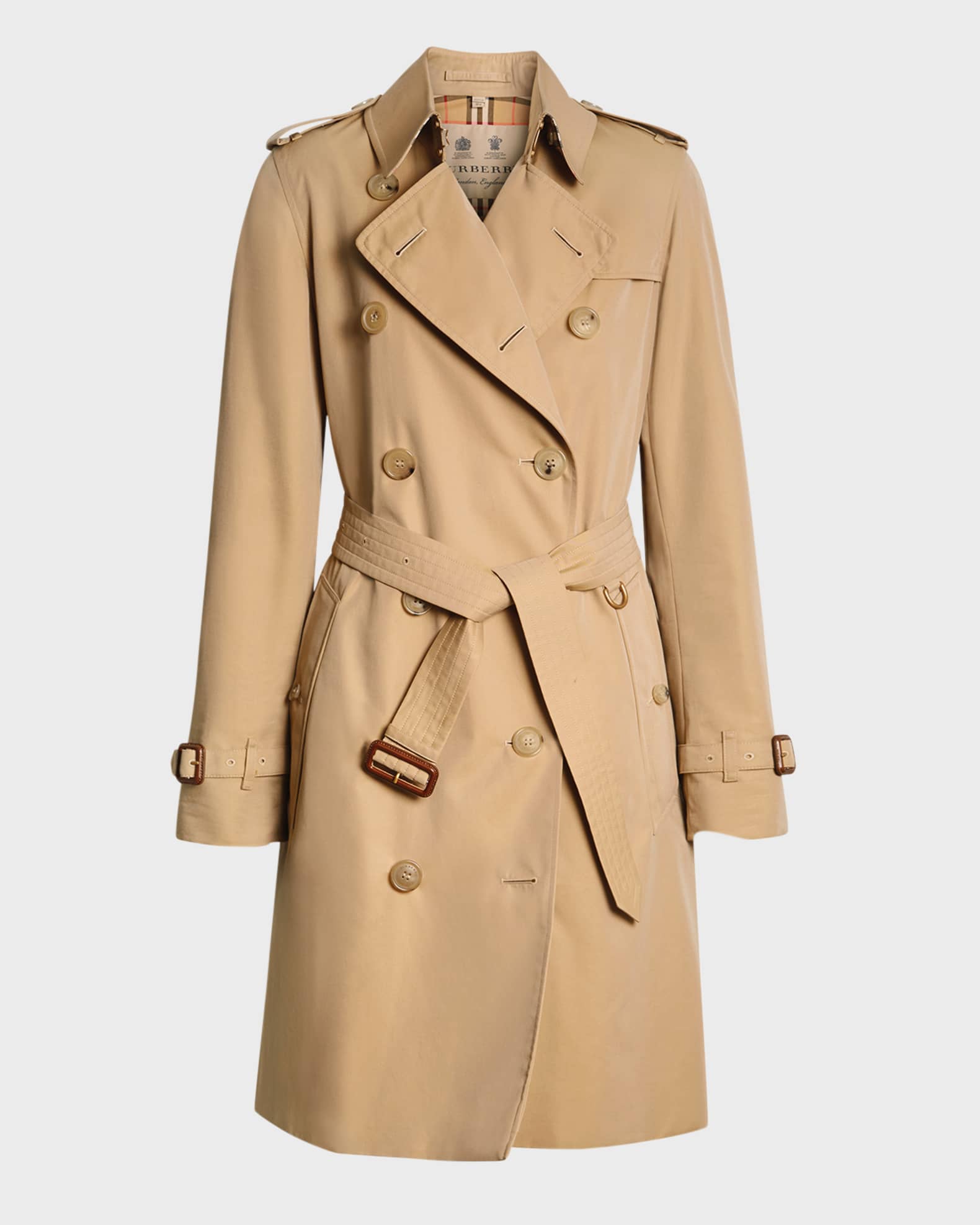 RARE* BURBERRY Long Kensington Heritage Trench Coat w/Wool Liner