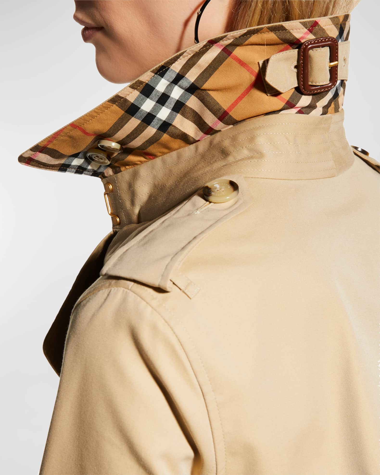 Kensington long cheap trench coat
