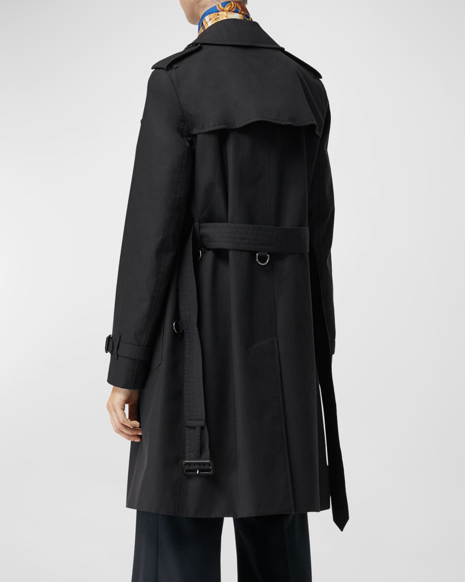 Burberry Kensington Heritage Belted Long Trench Coat | Neiman Marcus