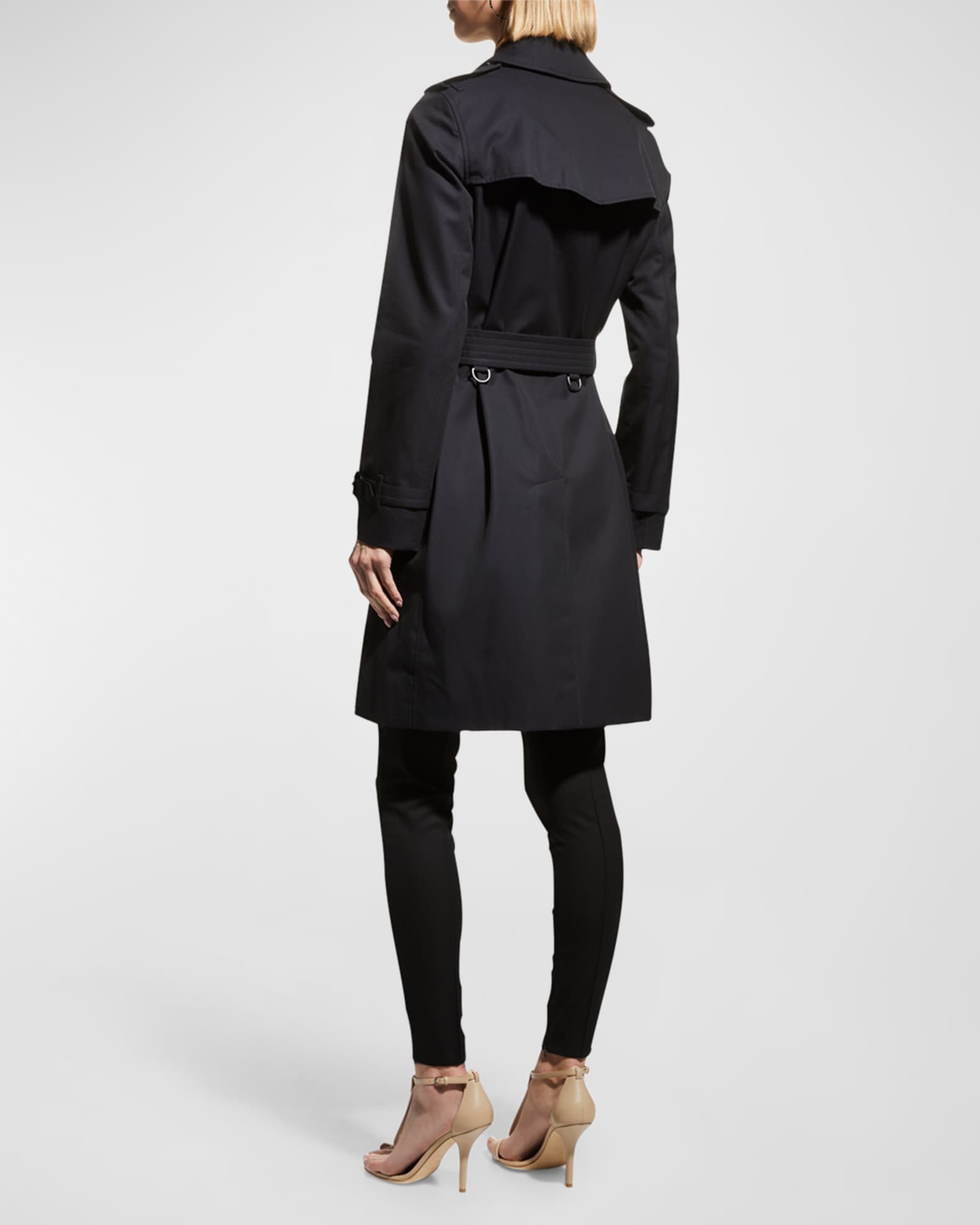 Burberry Kensington Heritage Belted Long Trench Coat | Neiman Marcus