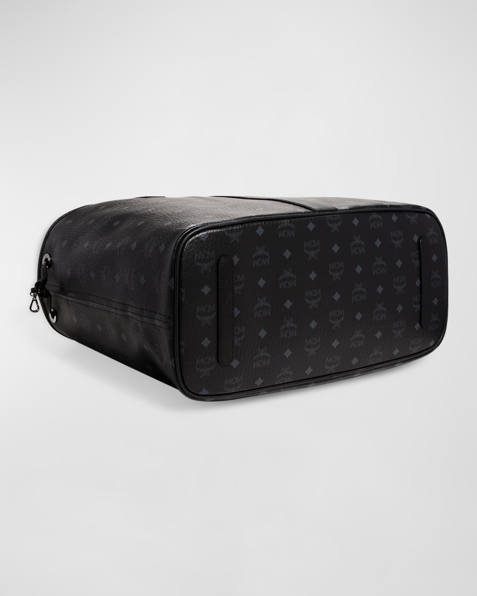 Large black mcm tote sales