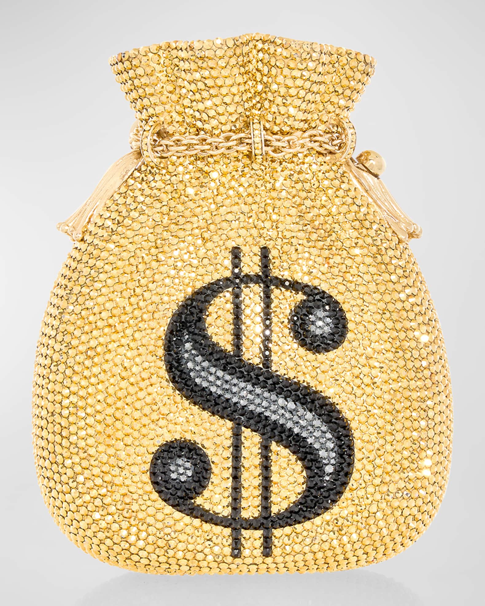 Judith leiber money bag purse on sale