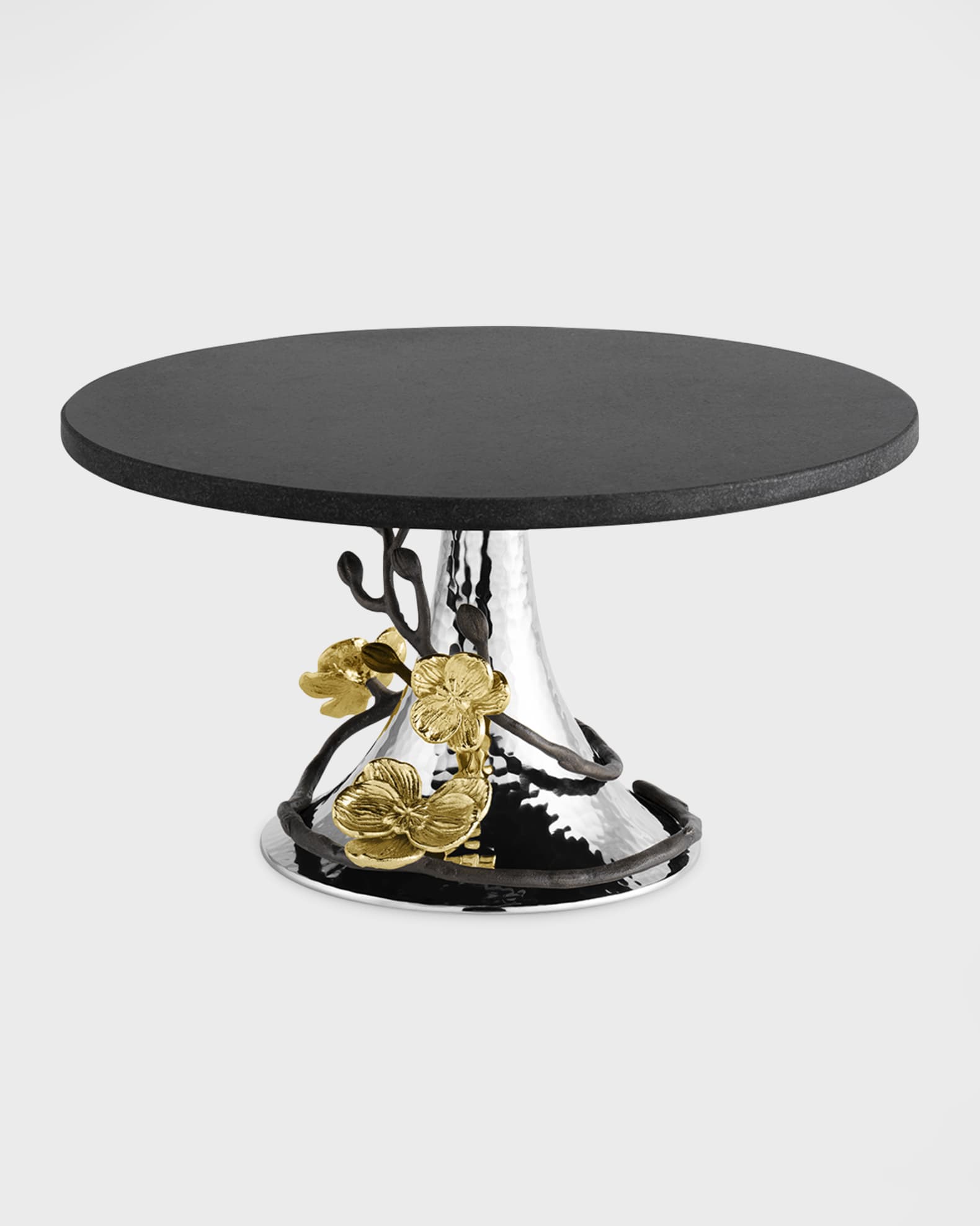 Gold Orchid Cake Stand 0