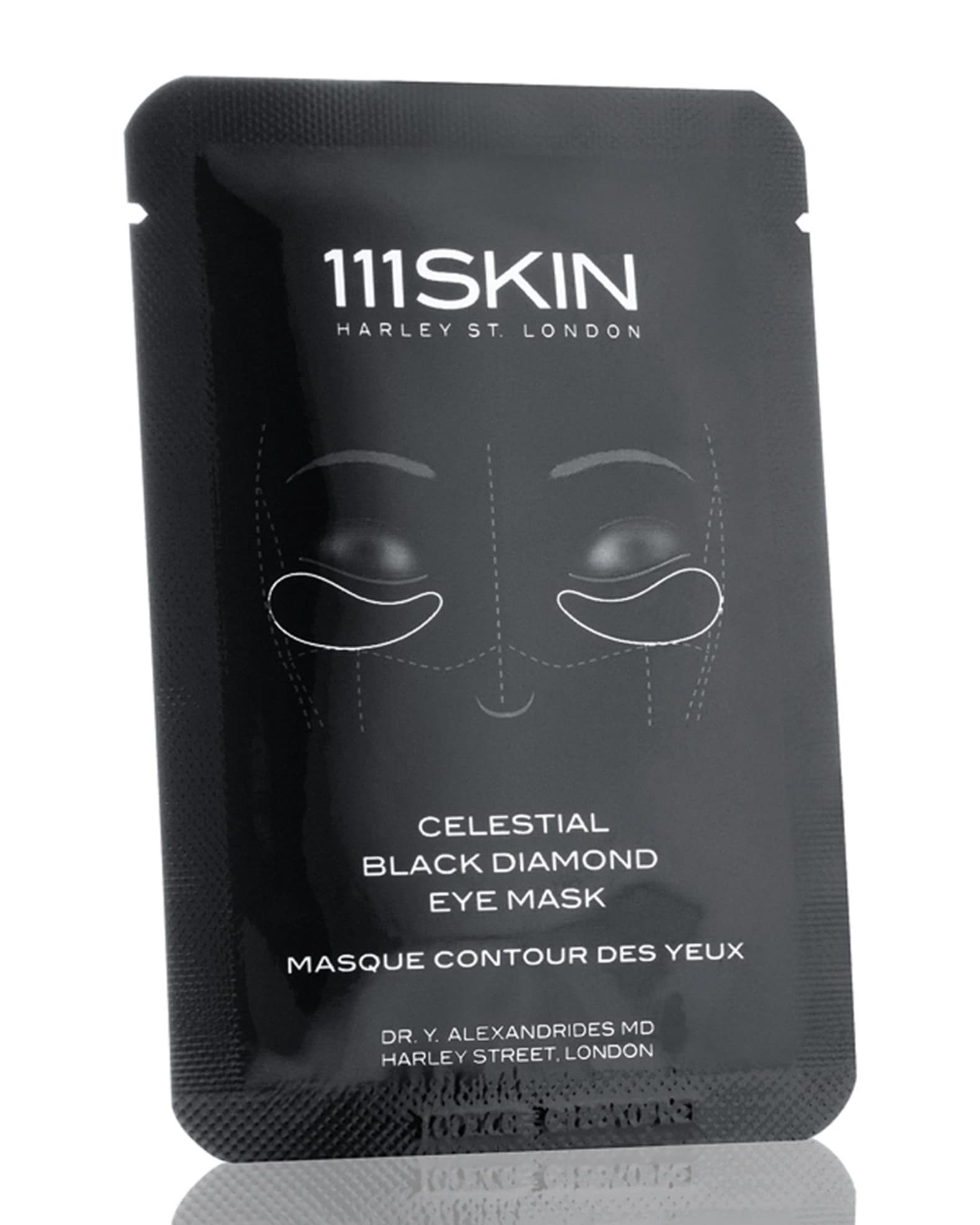 111SKIN Celestial Black Diamond Eye Mask Box, 8 Count Neiman Marcus