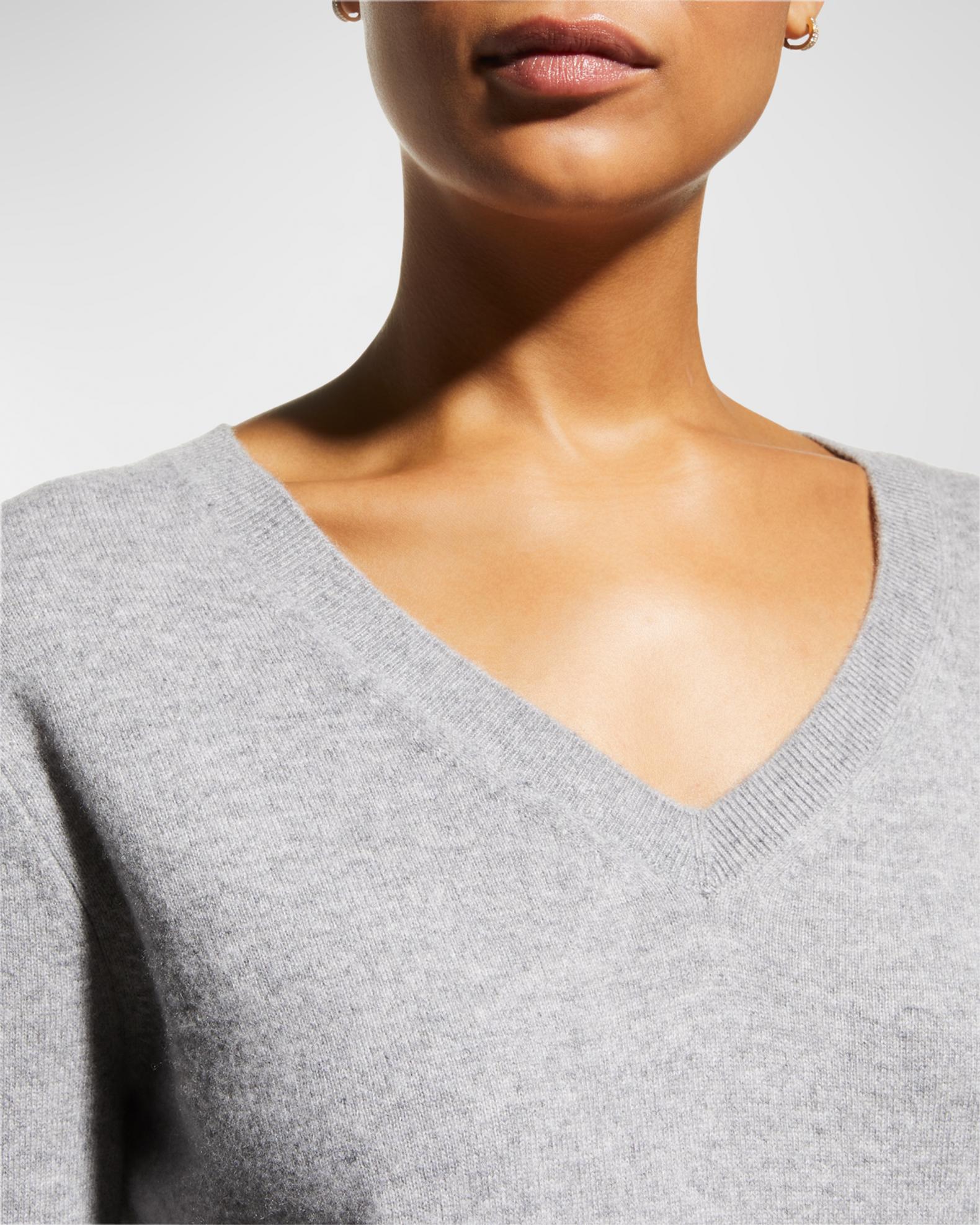 Vince Weekend V-Neck Cashmere Pullover Sweater | Neiman Marcus