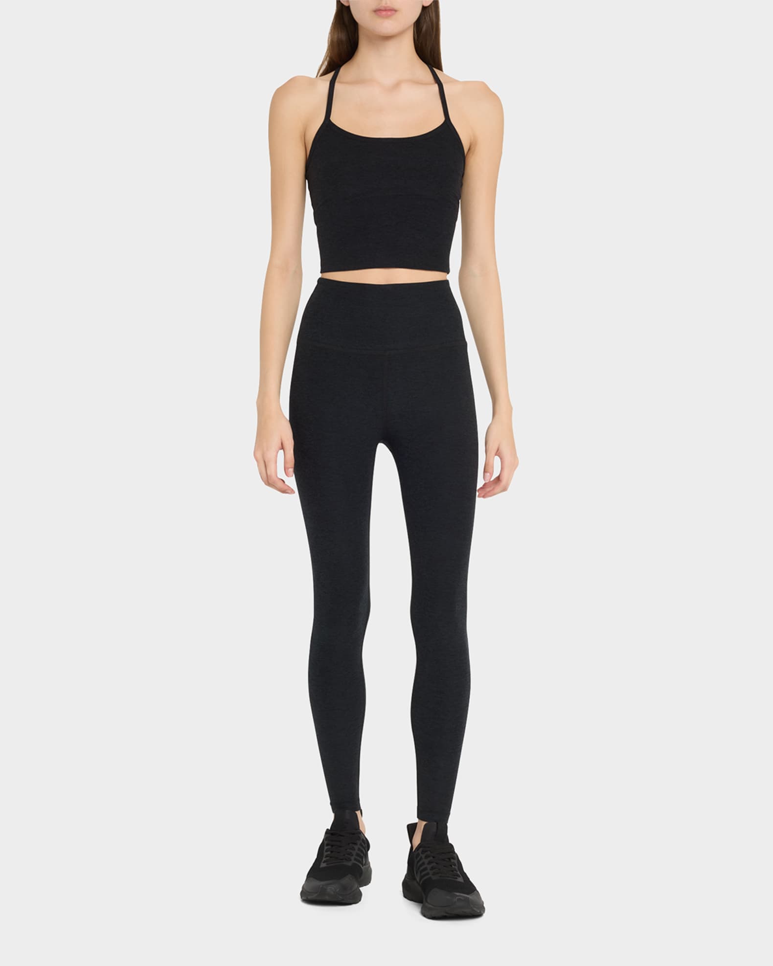 Space-dye Slim Racerback Cropped Tank 1