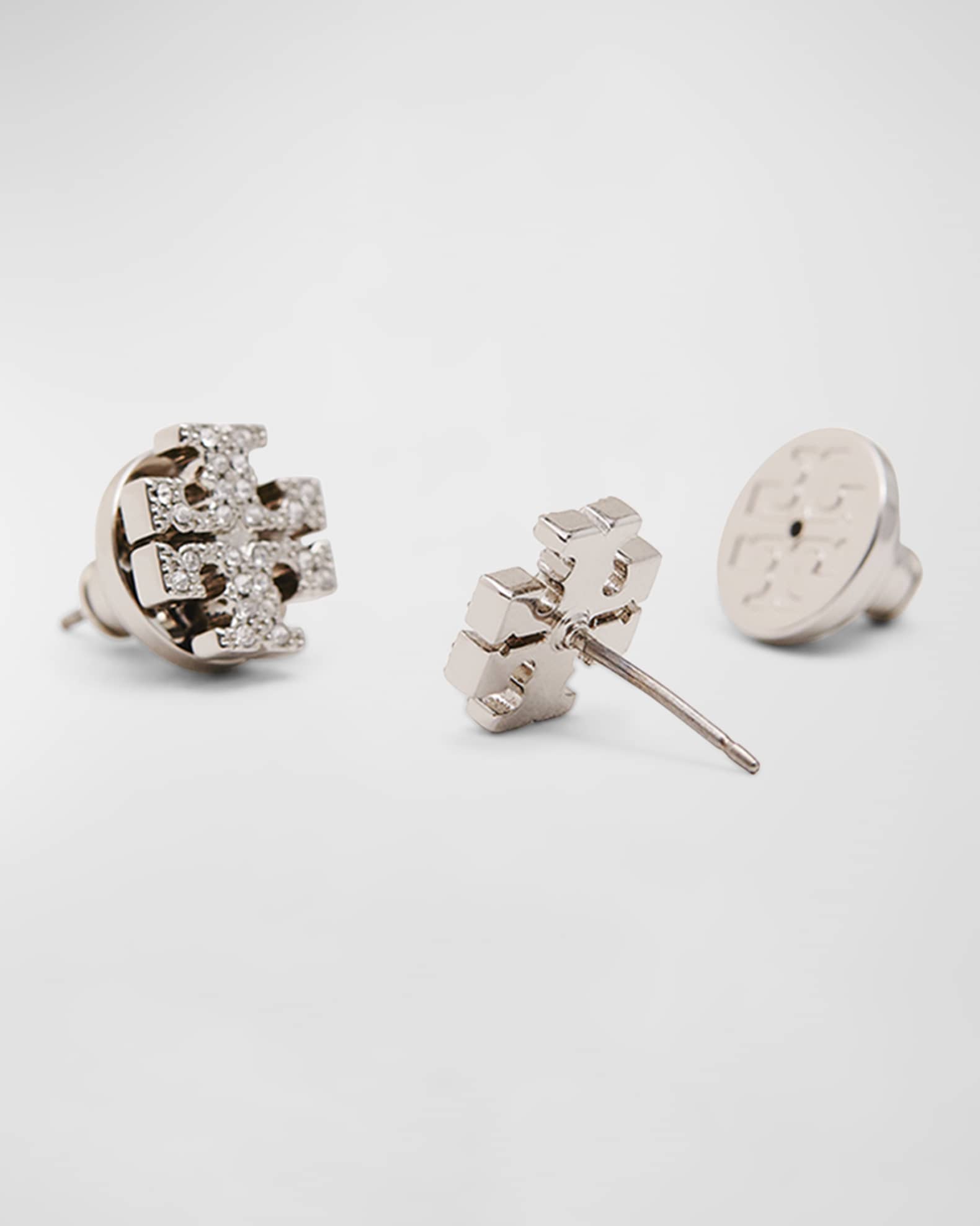 Tory Burch Miller Pave Stud Earring | Neiman Marcus