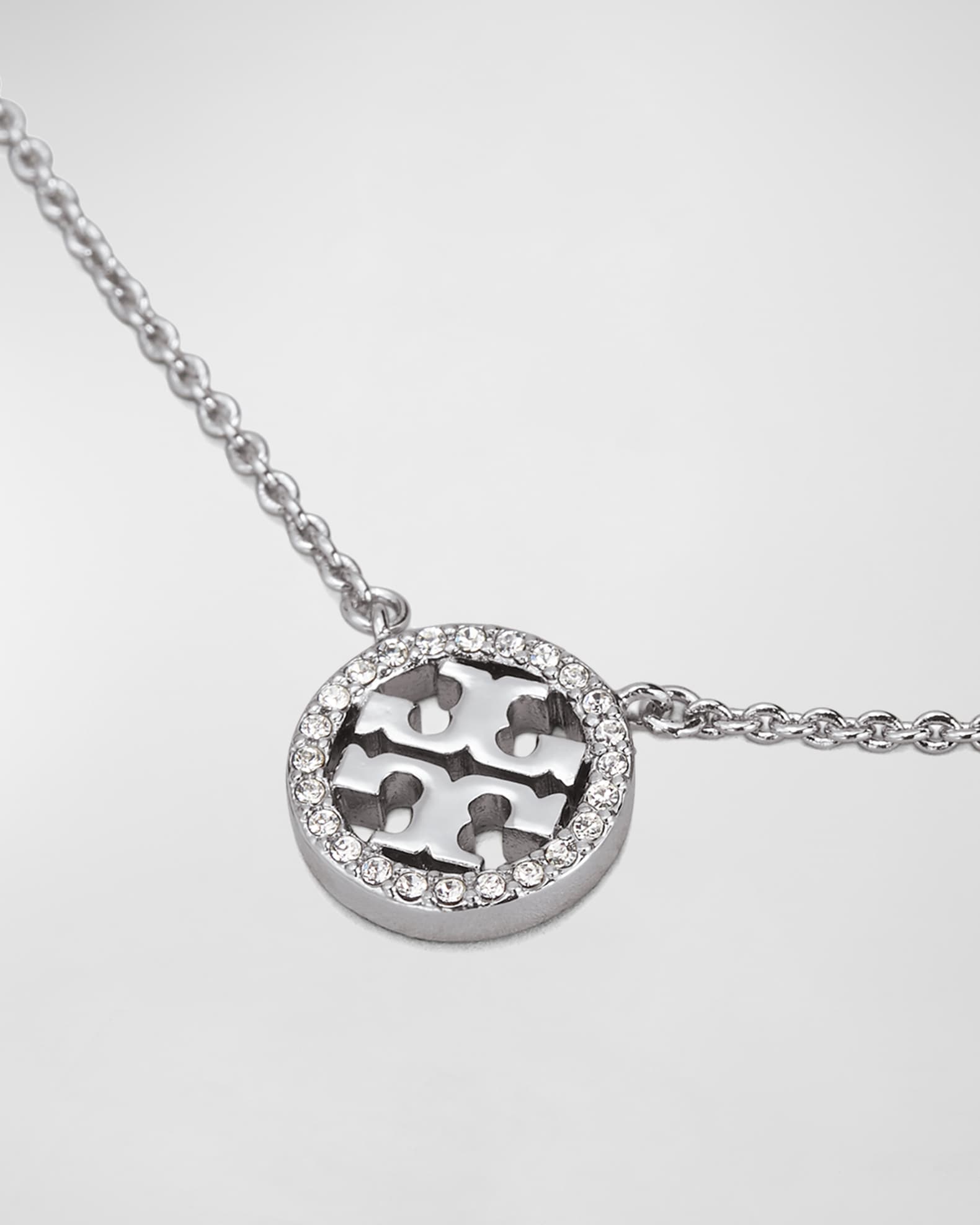 Miller Pave Logo Delicate Necklace 1