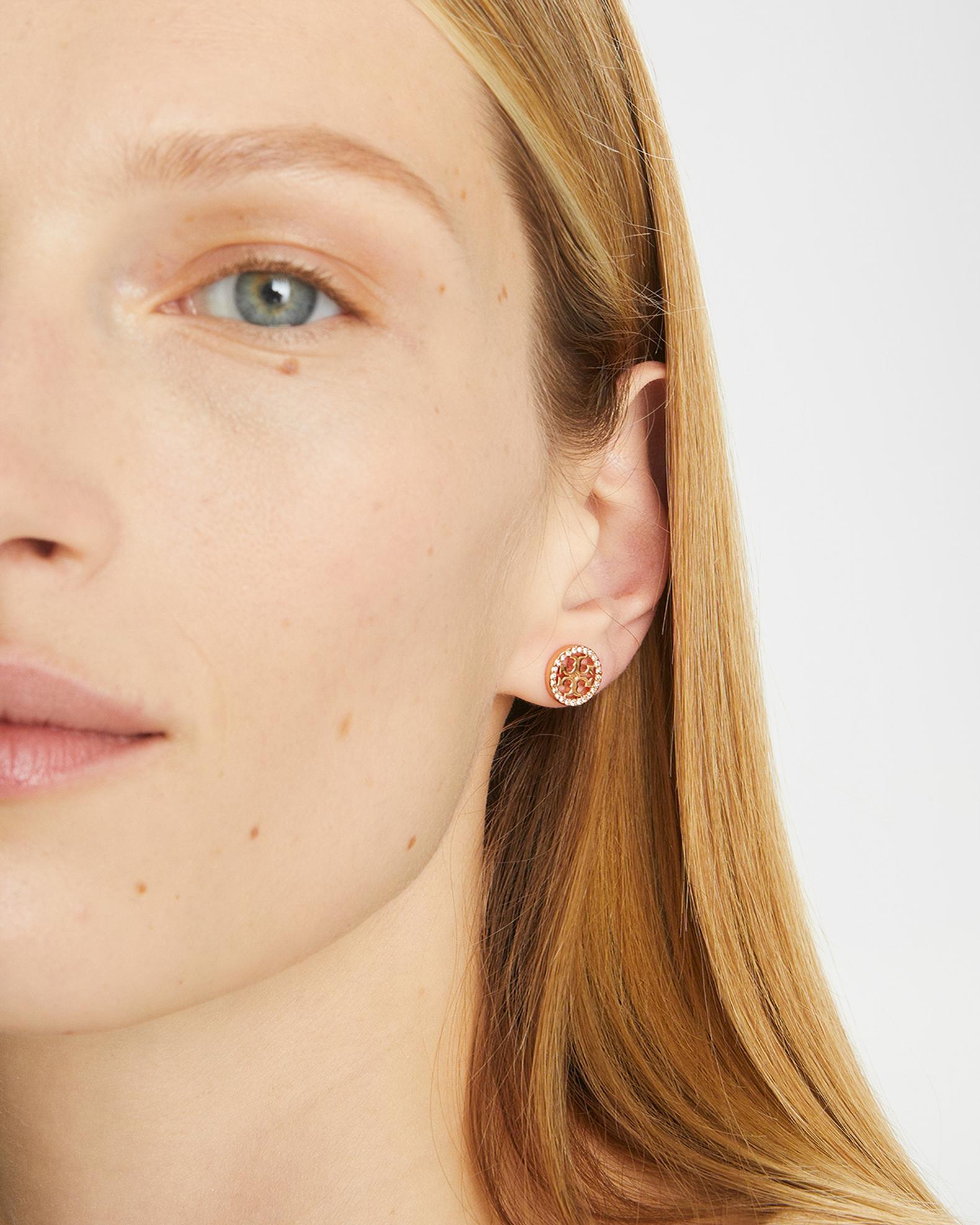 Icon Pavé Circle Stud Earrings | Neiman Marcus