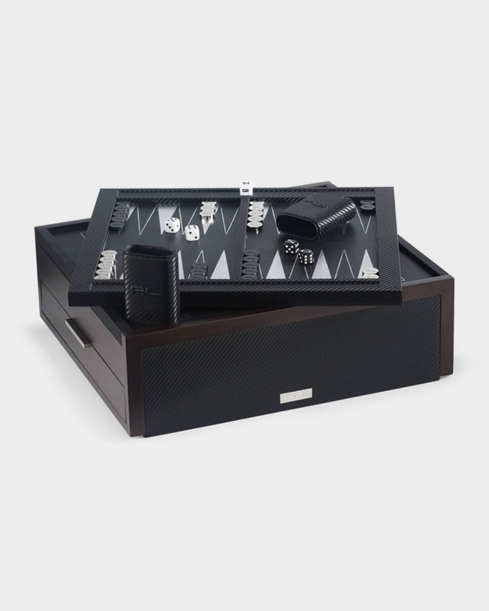 Ralph Lauren Home Sutton Carbon Fiber 5-in-1 Game Box | Neiman Marcus