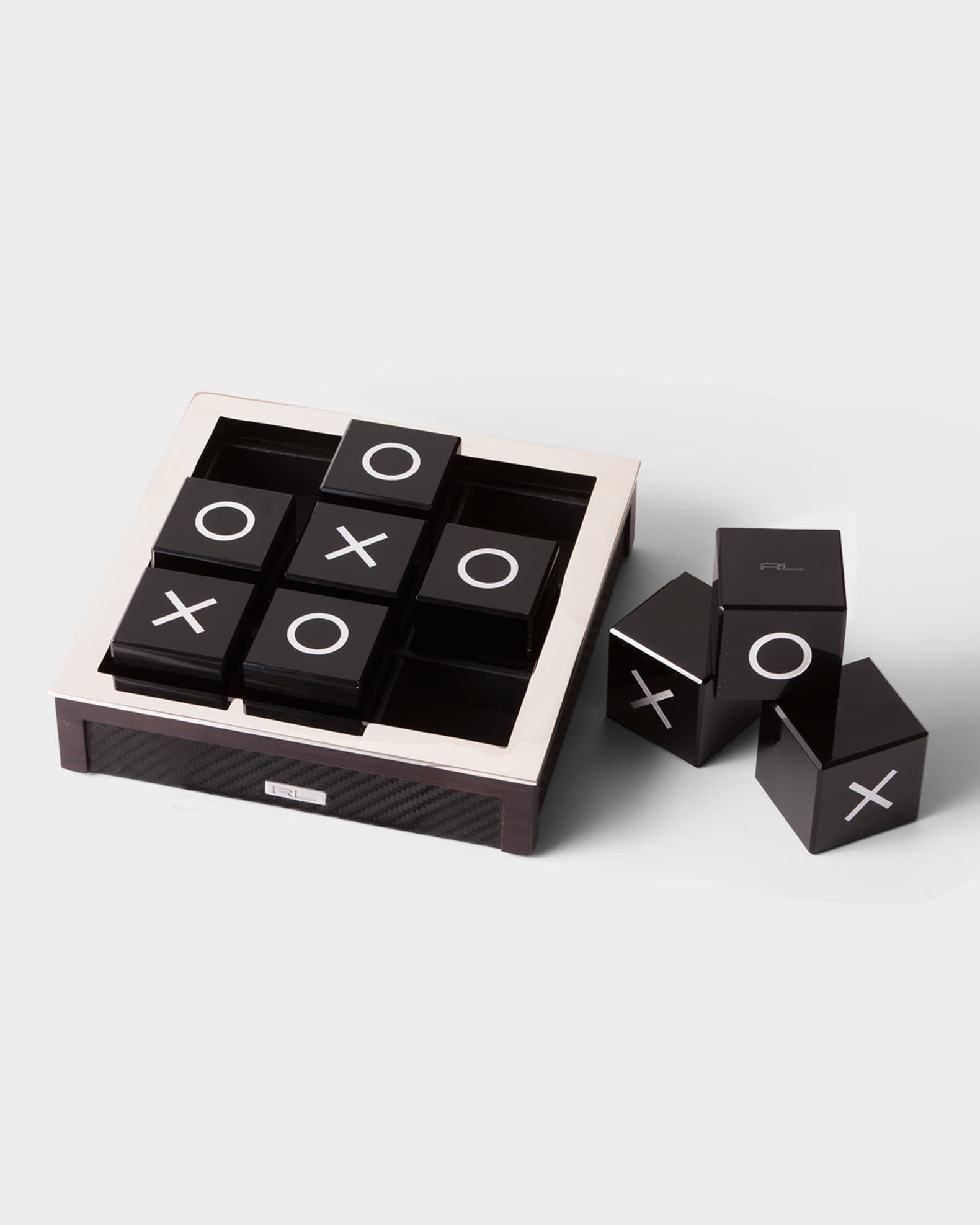 Ralph Lauren Home Sutton Carbon Fiber Tic Tac Toe Set