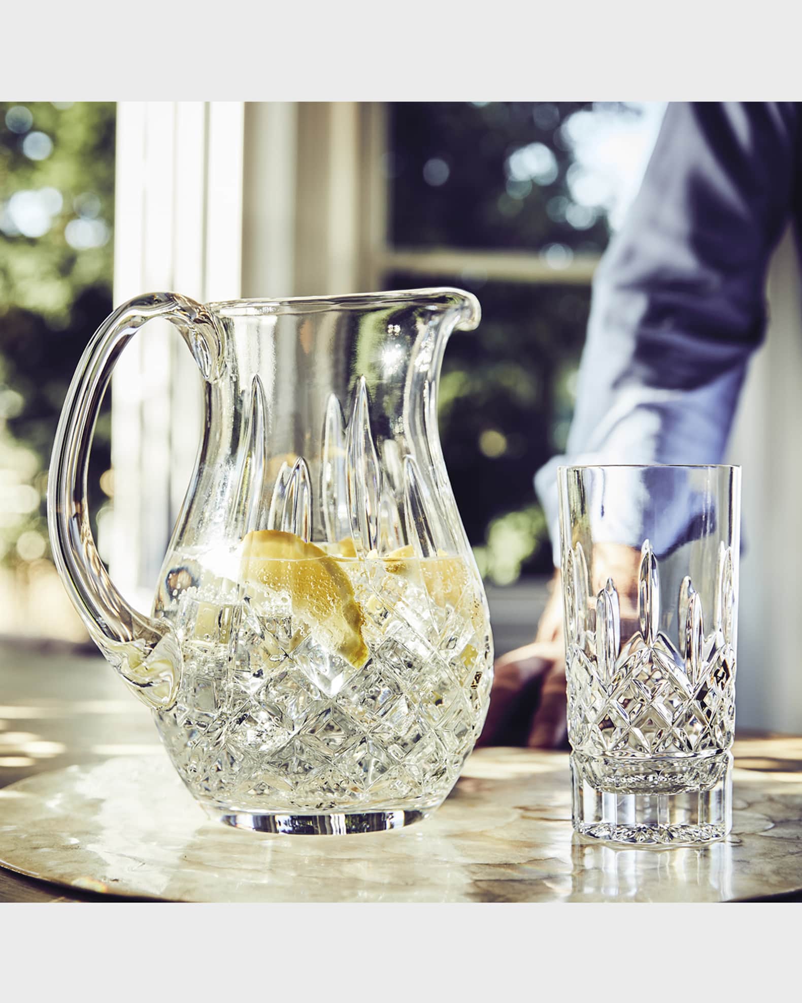 "Lismore" Crystal Pitcher 1