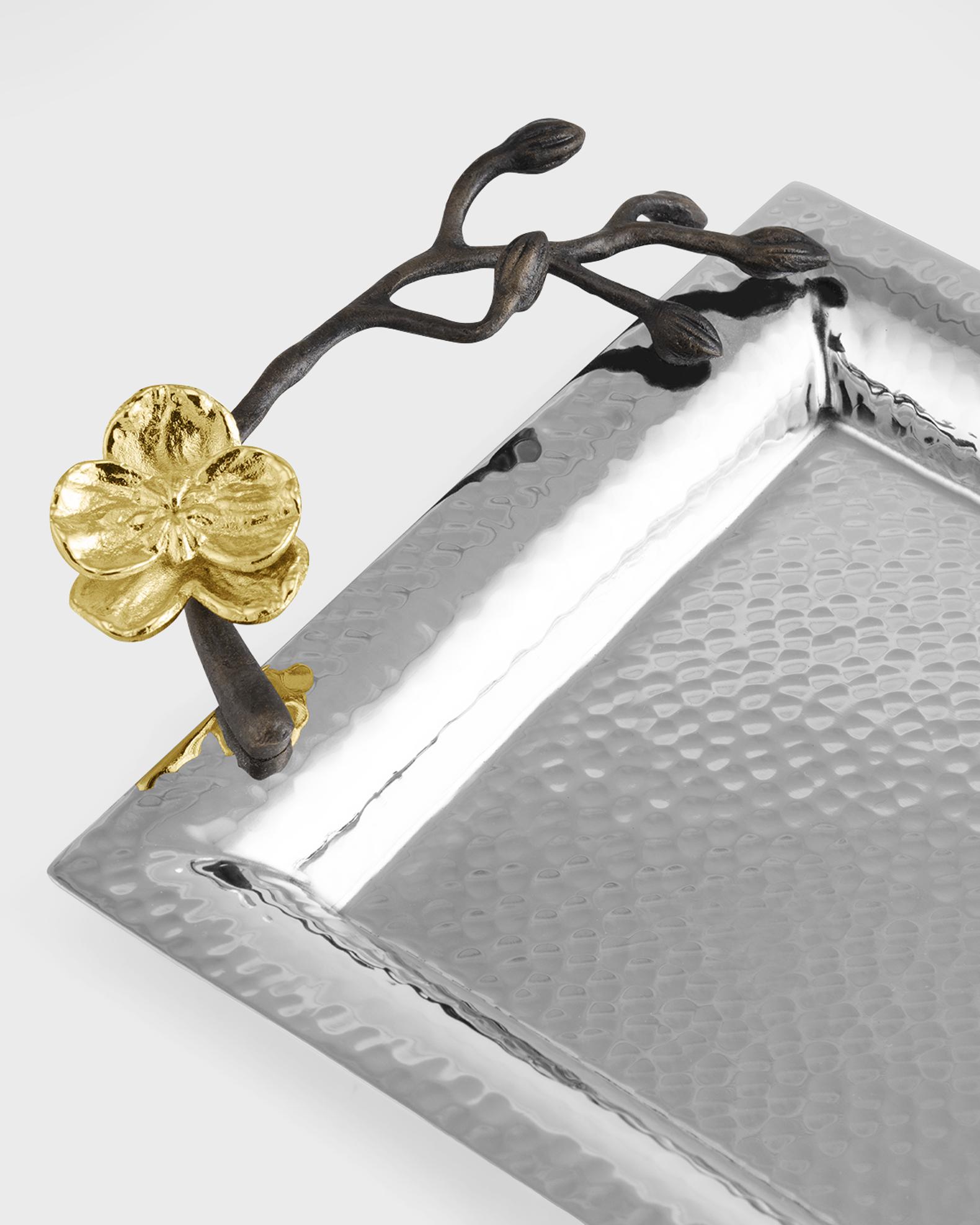 Michael Aram Gold Orchid Mini Tray | Neiman Marcus