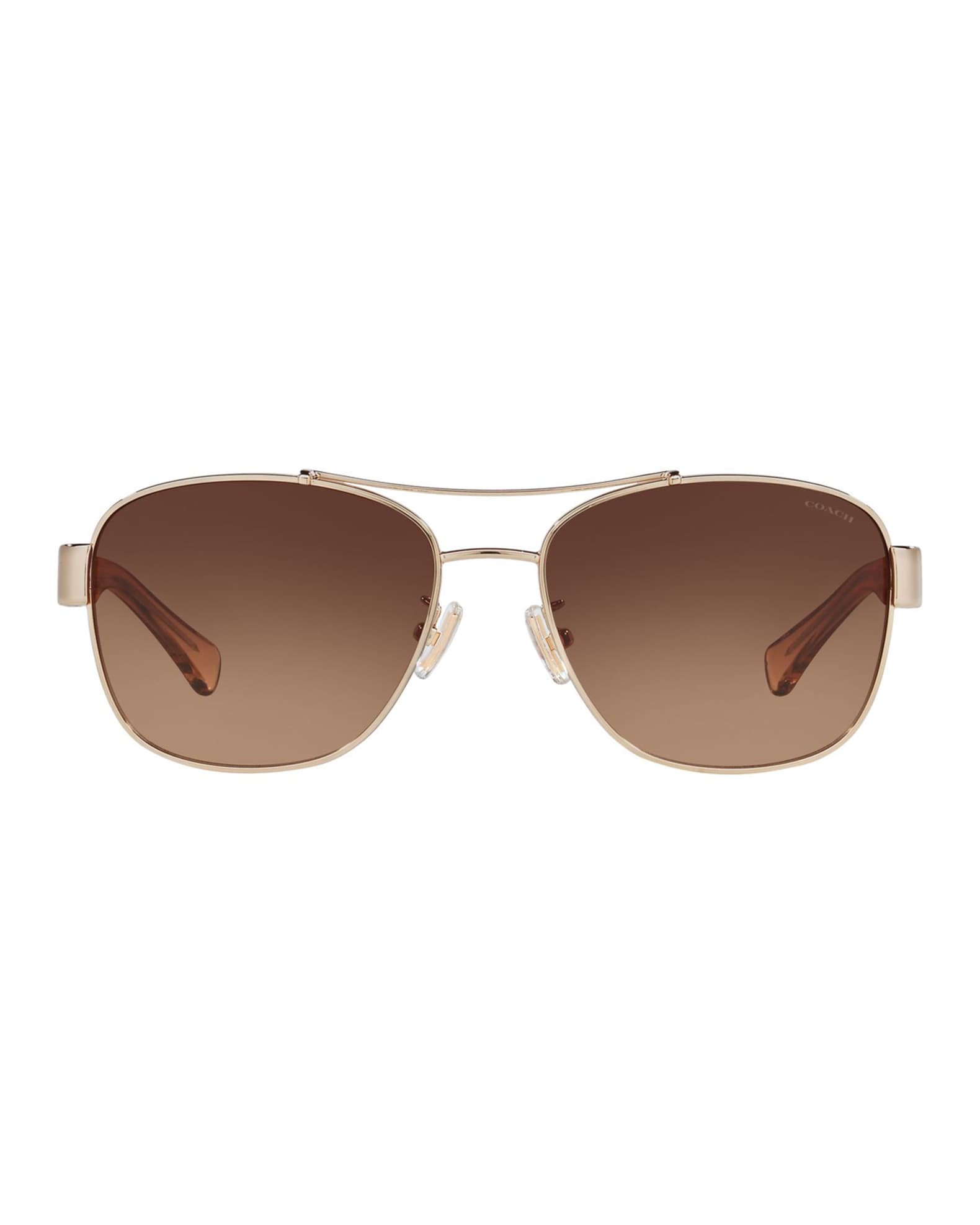 Coach aviator sunglasses cheap