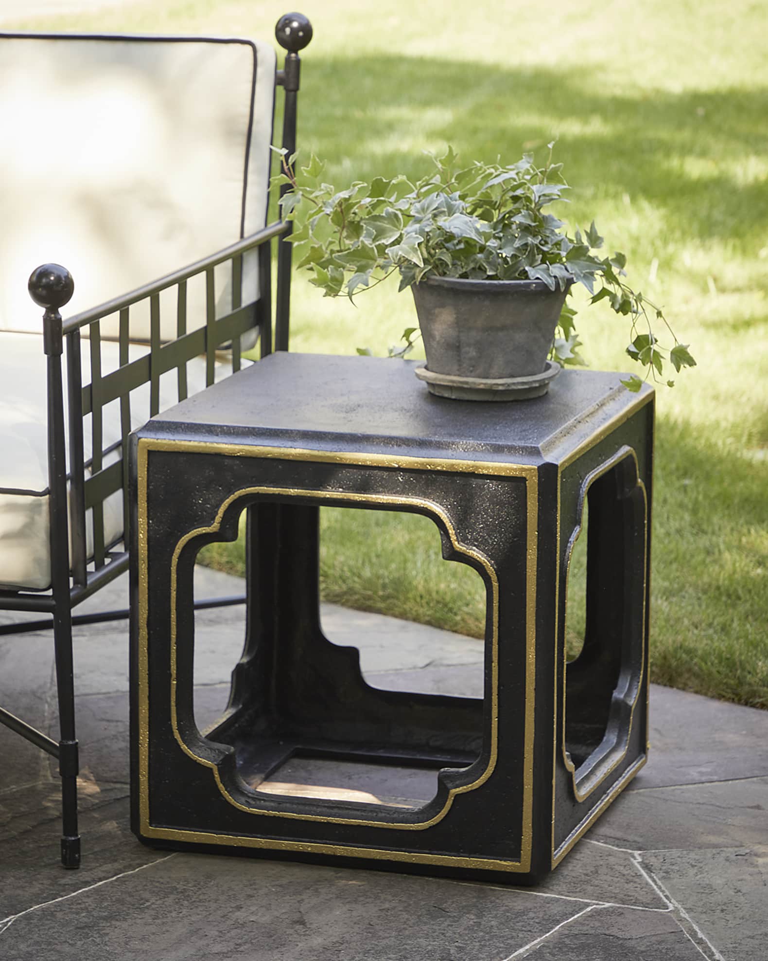 Outdoor Accent Table Neiman Marcus