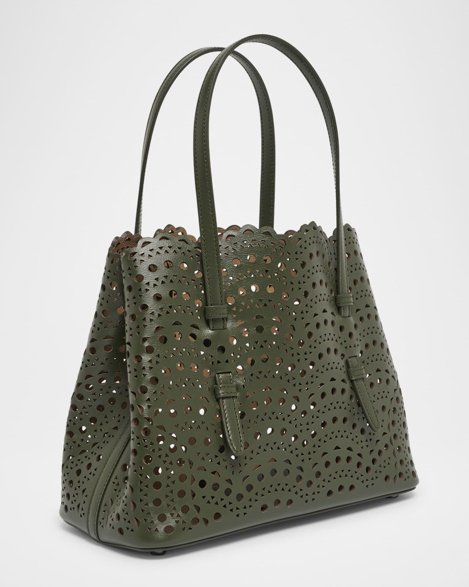 【逸品】★ALAIA★「Mina Ns」 Vienne Wave leather tote bag Alaïa Mina Ns Vienne Wave leather tote bag ALAÏA