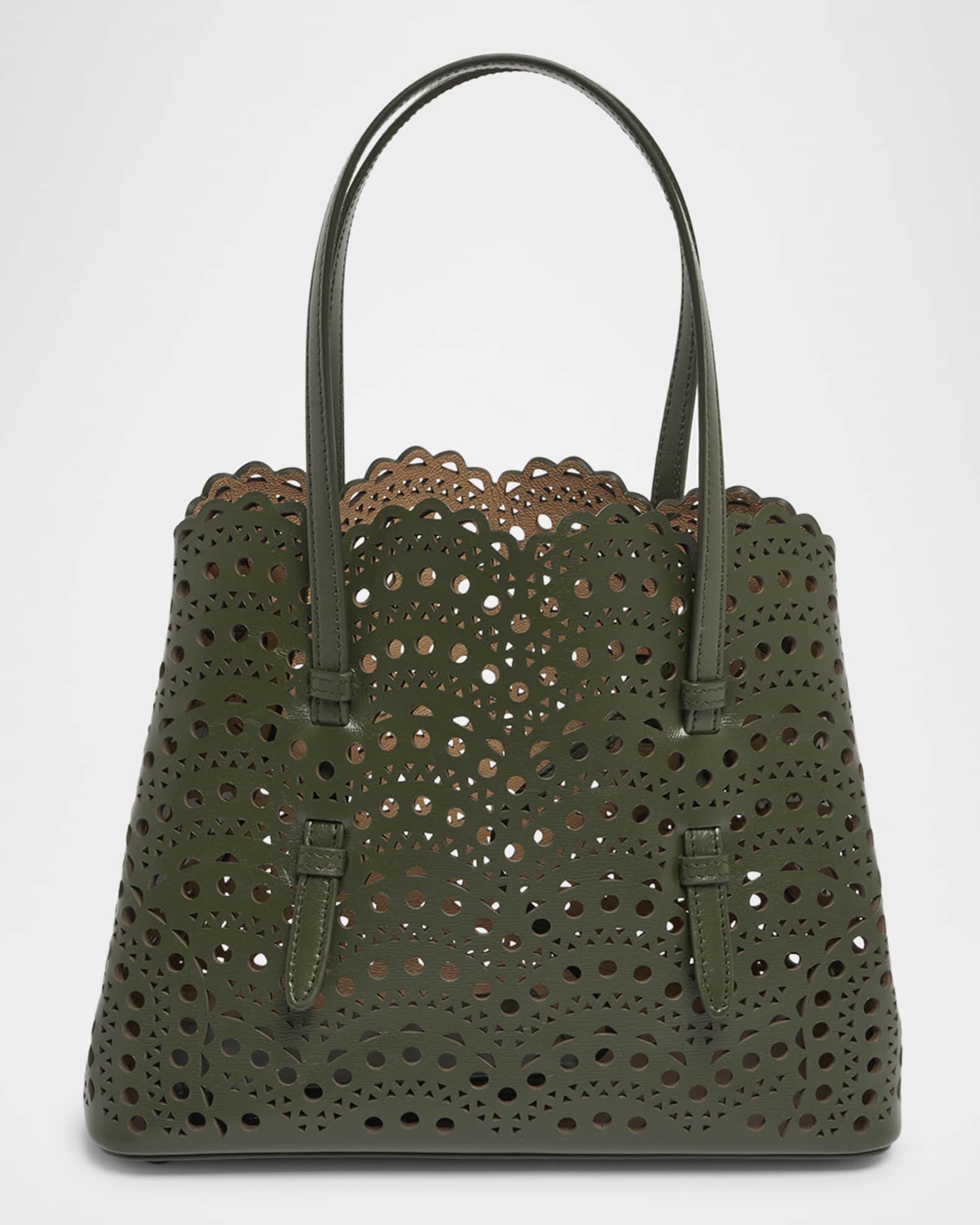 Mina 25 Tote Bag in Vienne Wave Perforated Leather 0