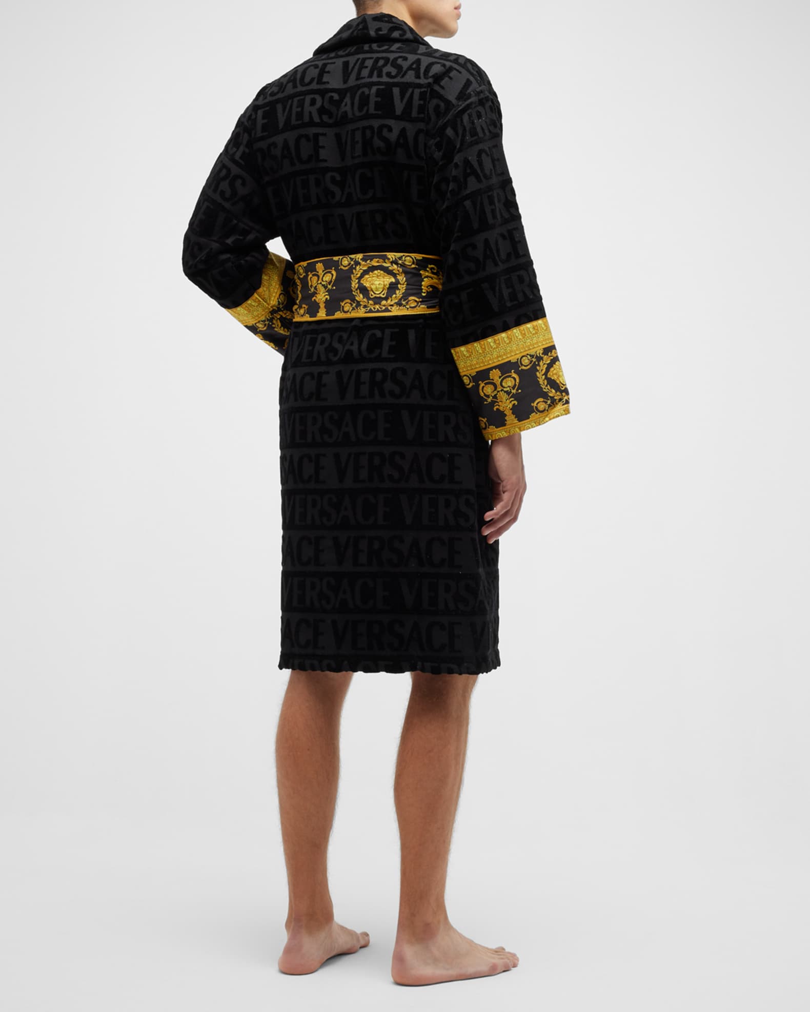 Versace Unisex Barocco Sleeve Robe | Neiman Marcus