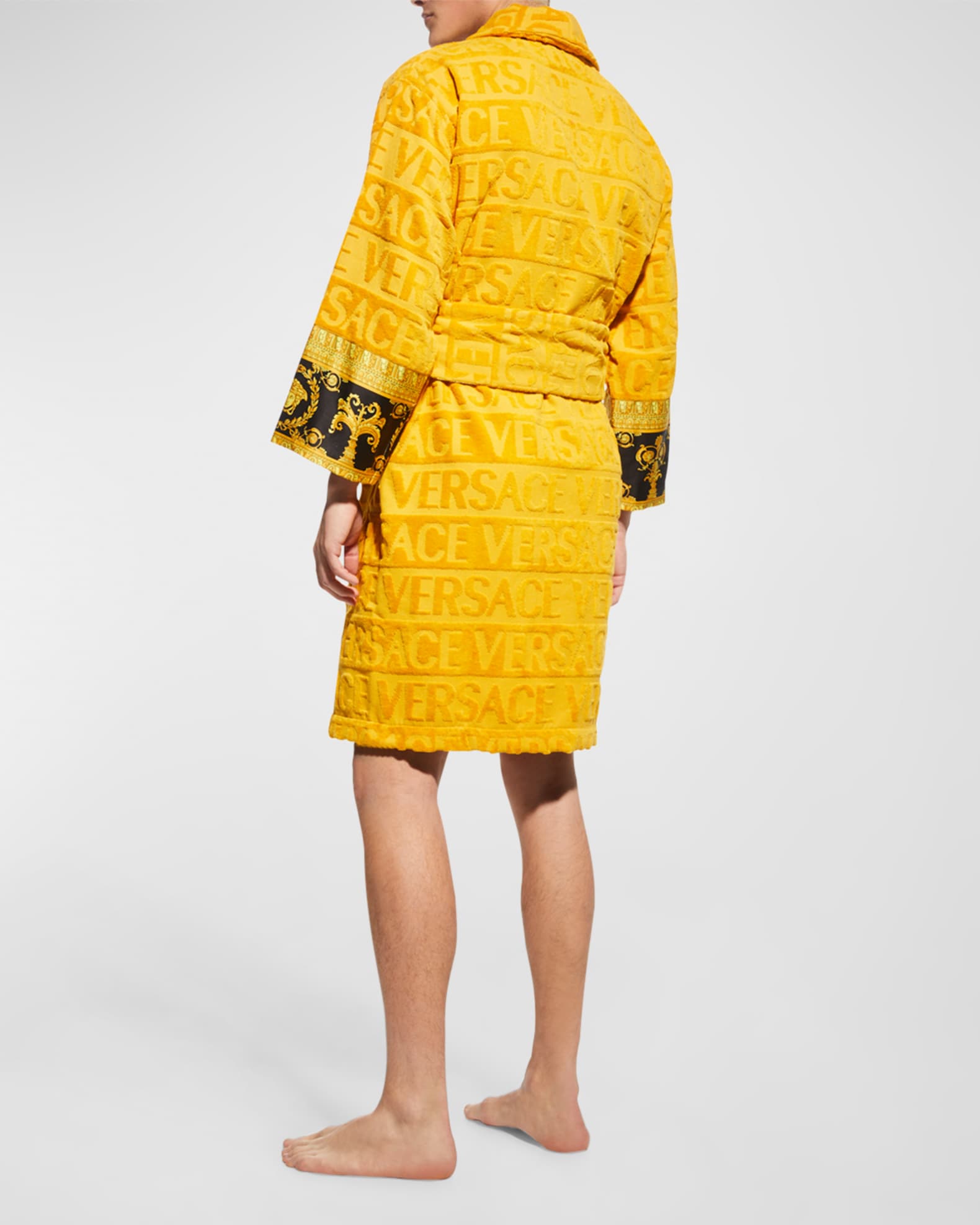 Versace Unisex Barocco Sleeve Robe | Neiman Marcus