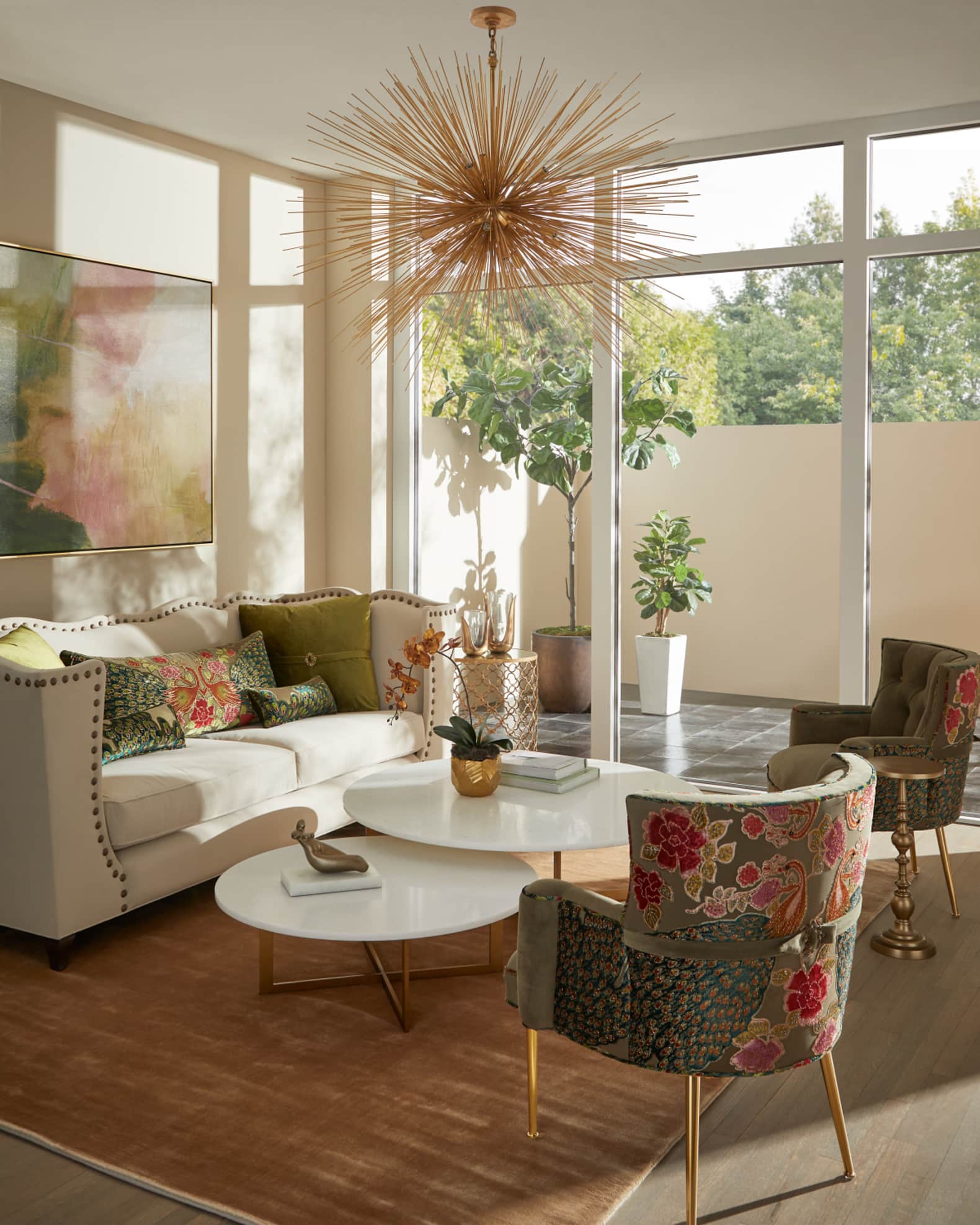 Strada medium outlet round chandelier