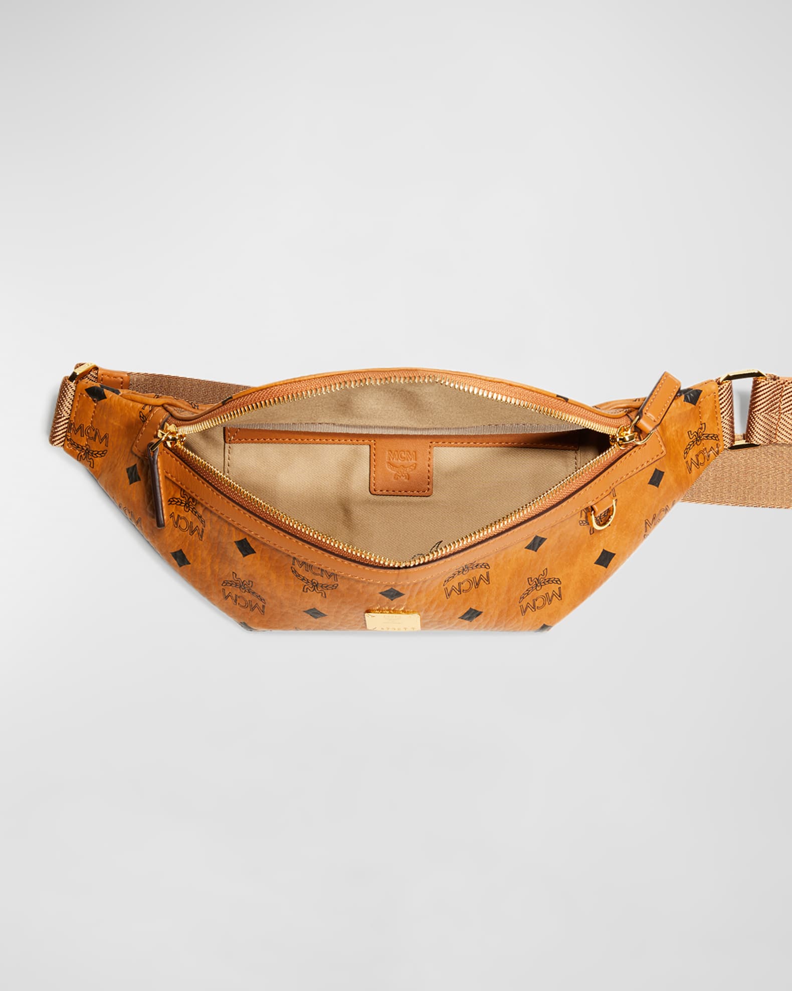 MCM Essential Belt Bag in Visetos