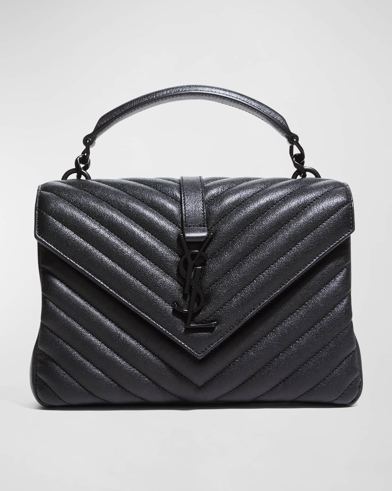College medium quilted leather shoulder bag new arrivals